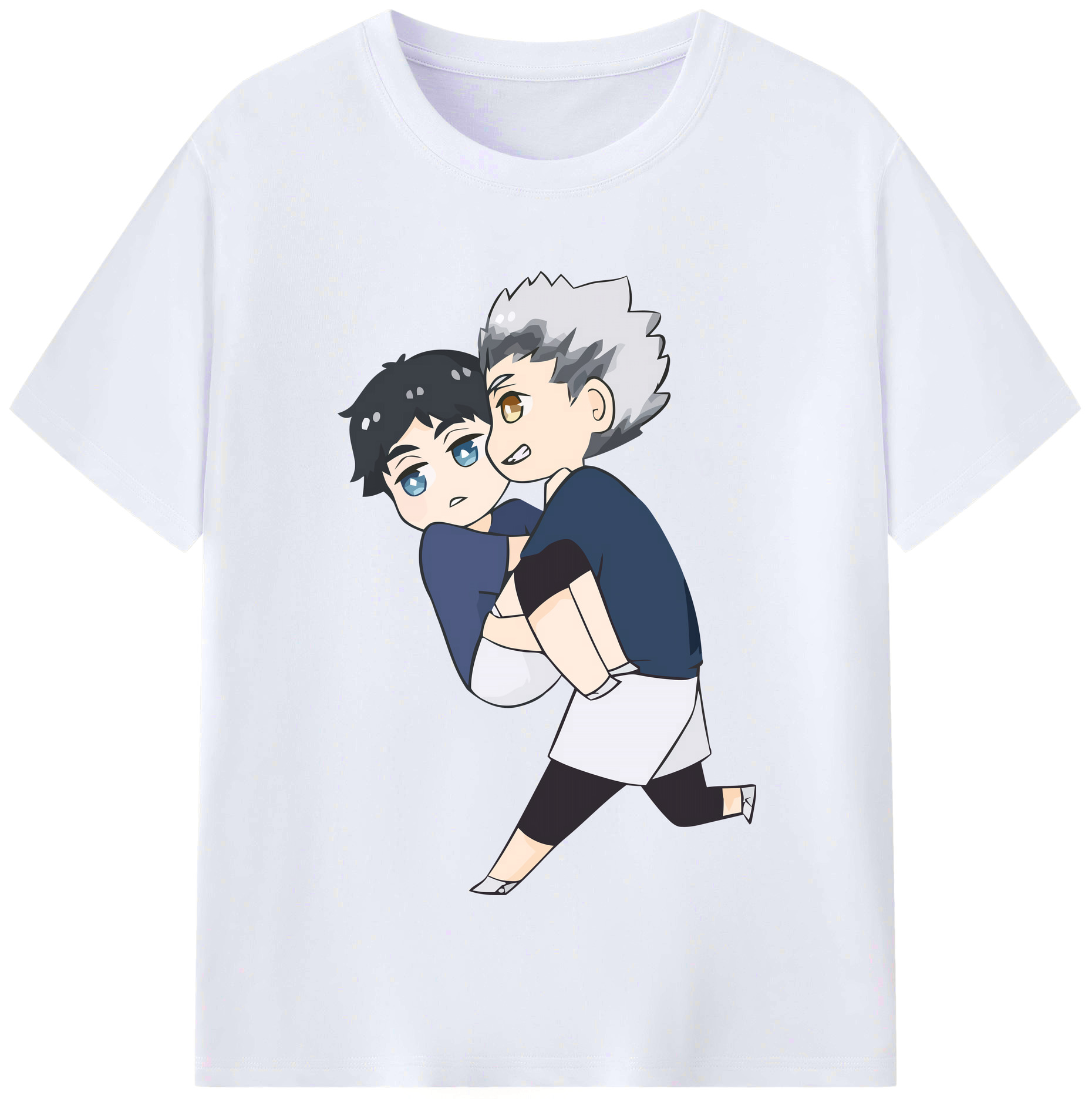 （画像用） ハイキュー!! Haikyu!! レディースカジュアルプリントTシャツ（綿100％）