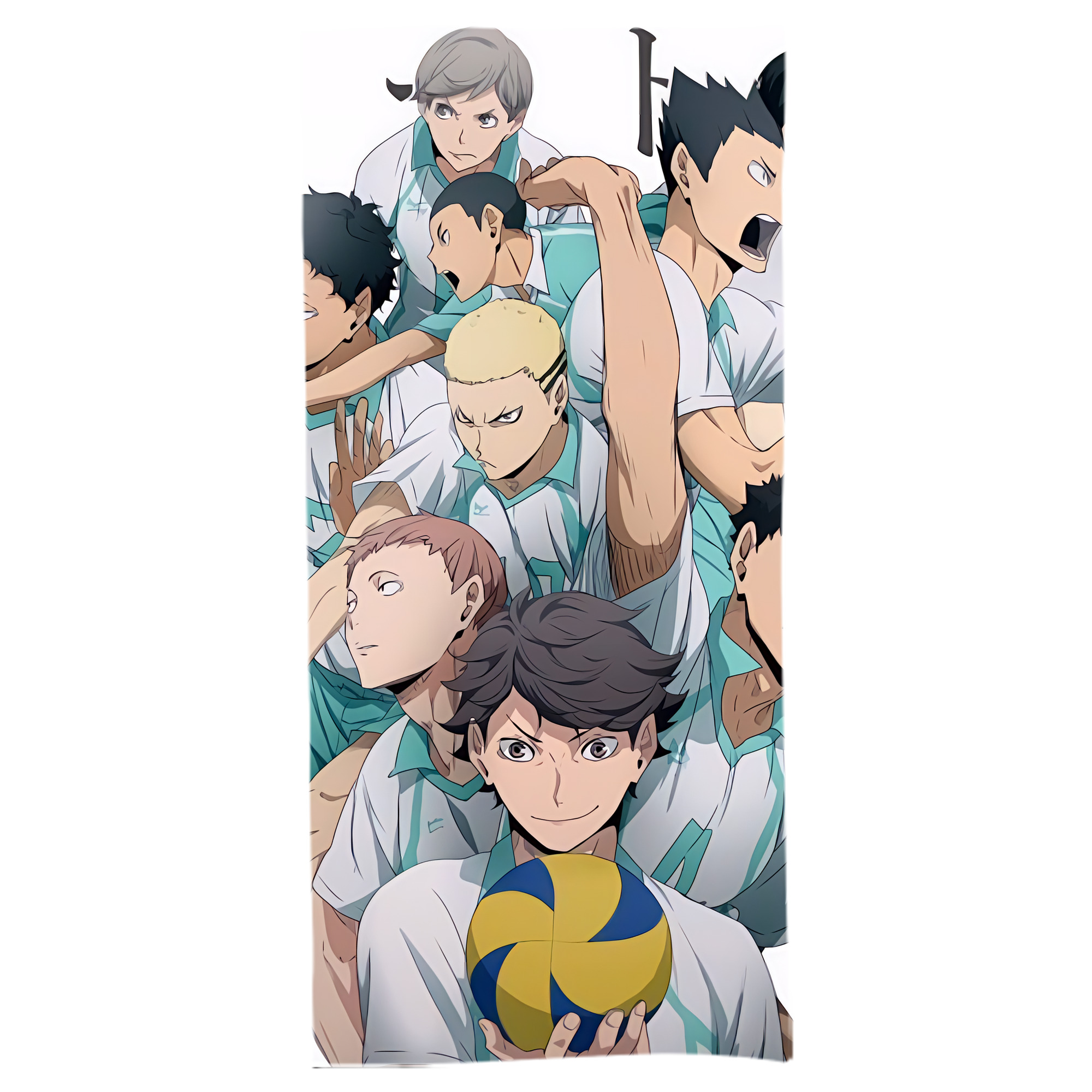 （画像用） ハイキュー!! Haikyu!! 大判バスタオル 70×140cm 吸水速乾 柔らかい肌触り
