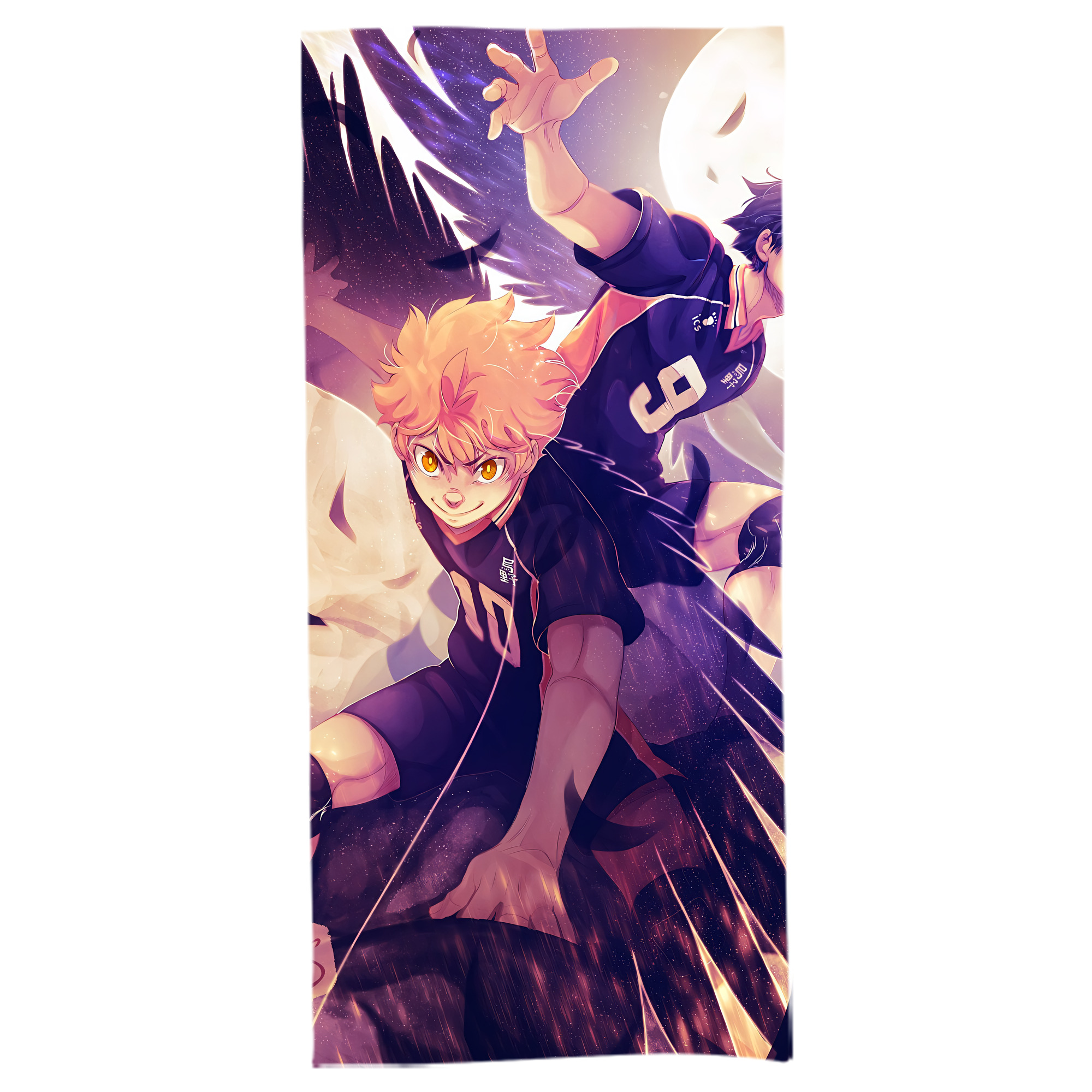（画像用） ハイキュー!! Haikyu!! 大判バスタオル 70×140cm 吸水速乾 柔らかい肌触り