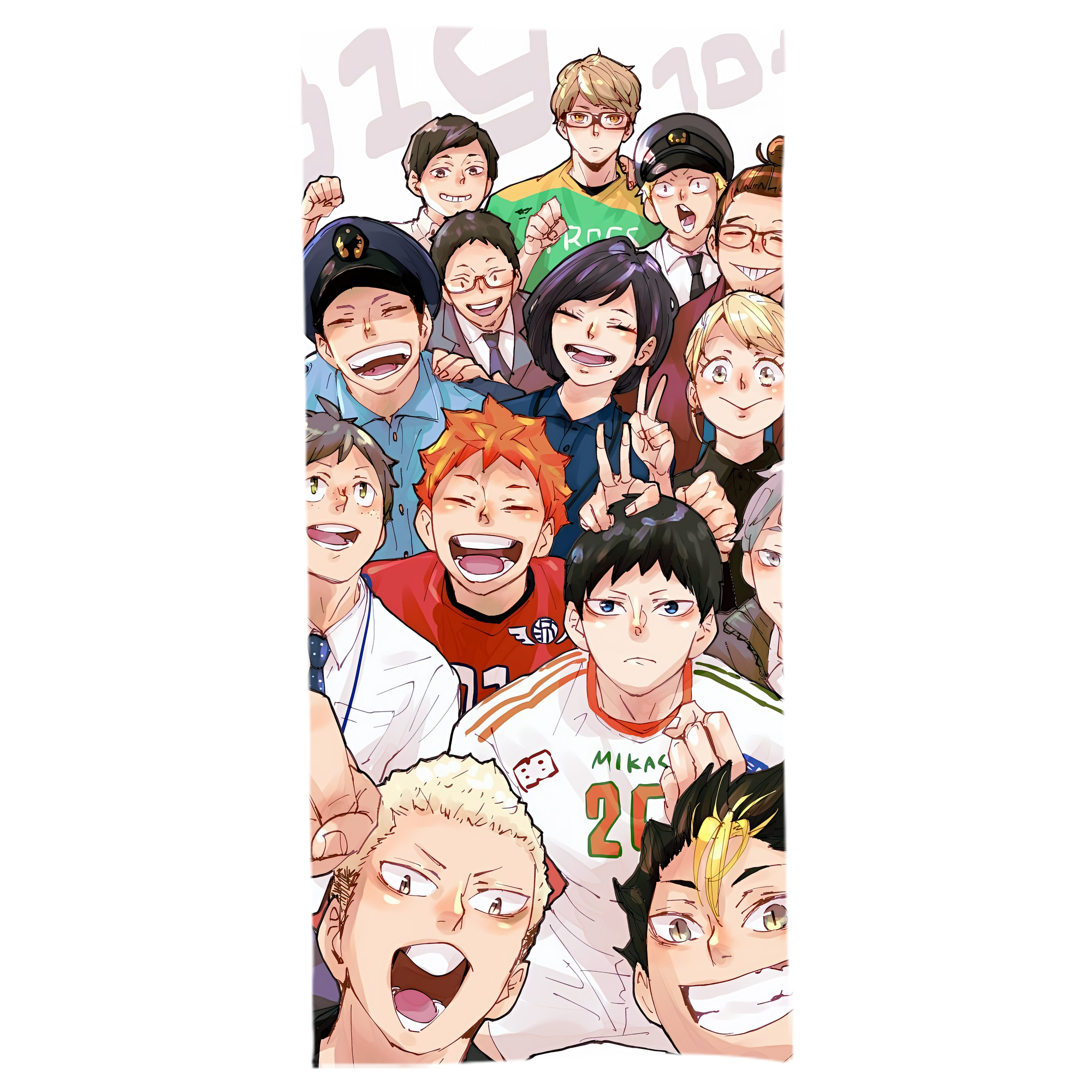 （画像用） ハイキュー!! Haikyu!! 大判バスタオル 70×140cm 吸水速乾 柔らかい肌触り