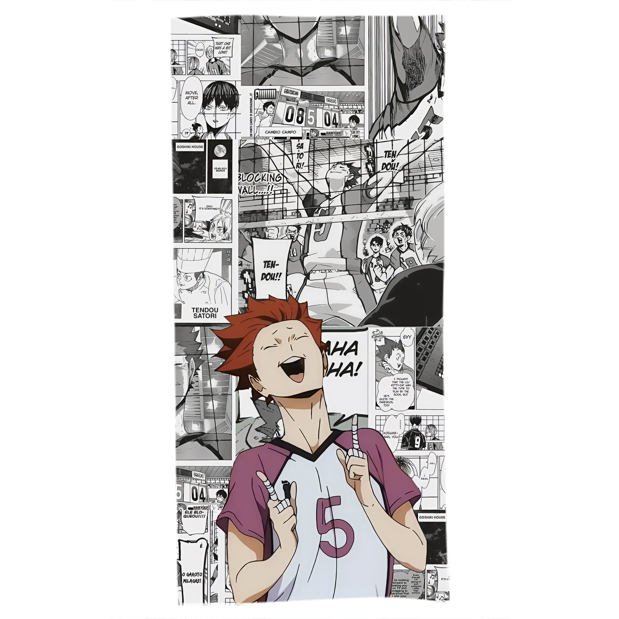 （画像用） ハイキュー!! Haikyu!! 大判バスタオル 70×140cm 吸水速乾 柔らかい肌触り