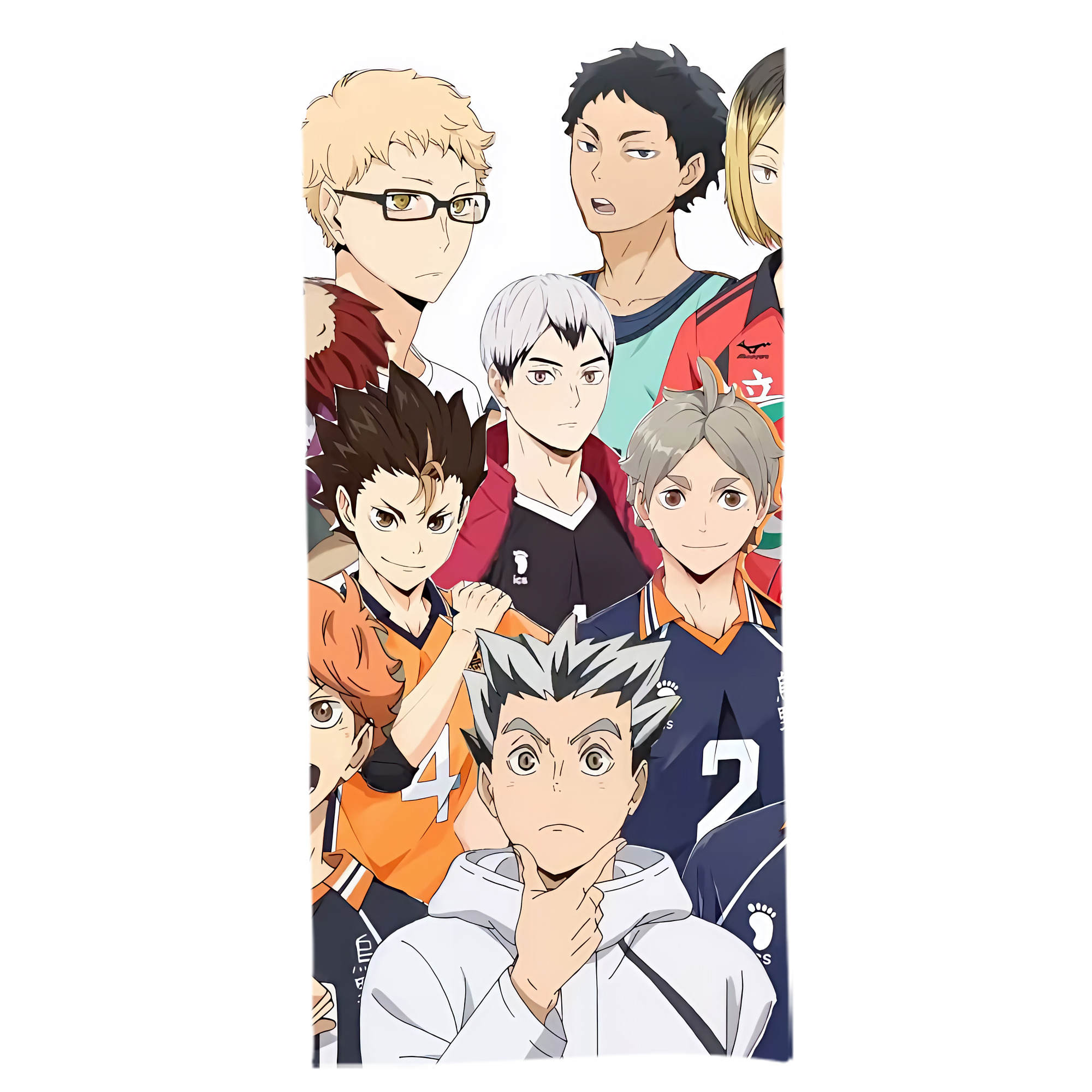 （画像用） ハイキュー!! Haikyu!! 大判バスタオル 70×140cm 吸水速乾 柔らかい肌触り