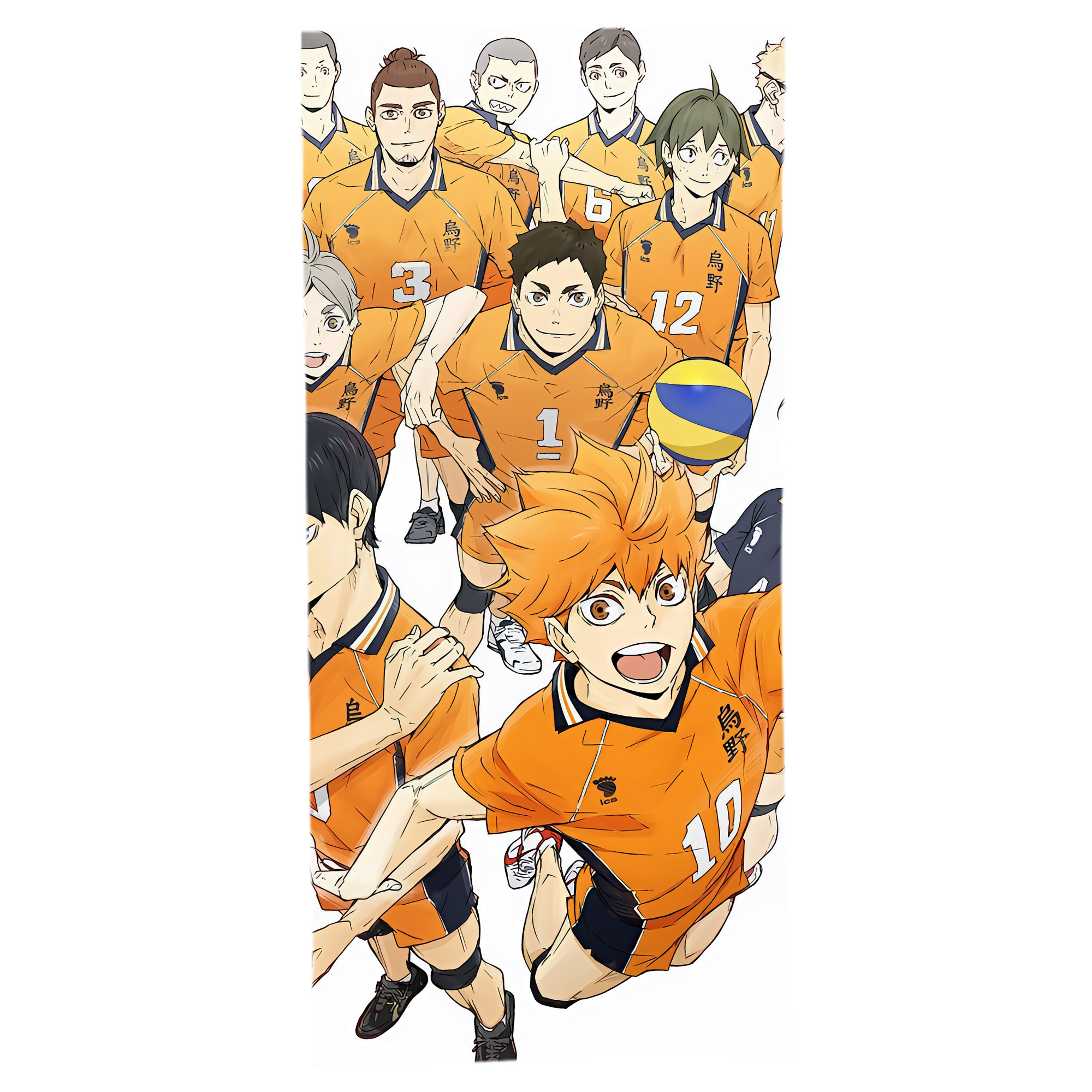（画像用） ハイキュー!! Haikyu!! 大判バスタオル 70×140cm 吸水速乾 柔らかい肌触り