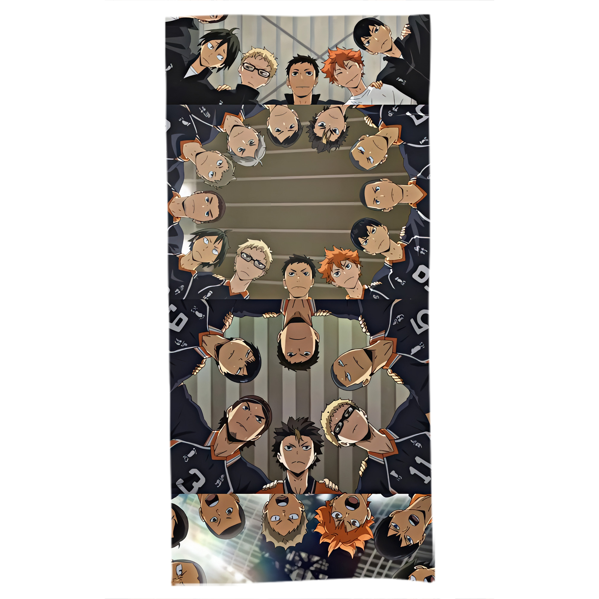 （画像用） ハイキュー!! Haikyu!! 大判バスタオル 70×140cm 吸水速乾 柔らかい肌触り