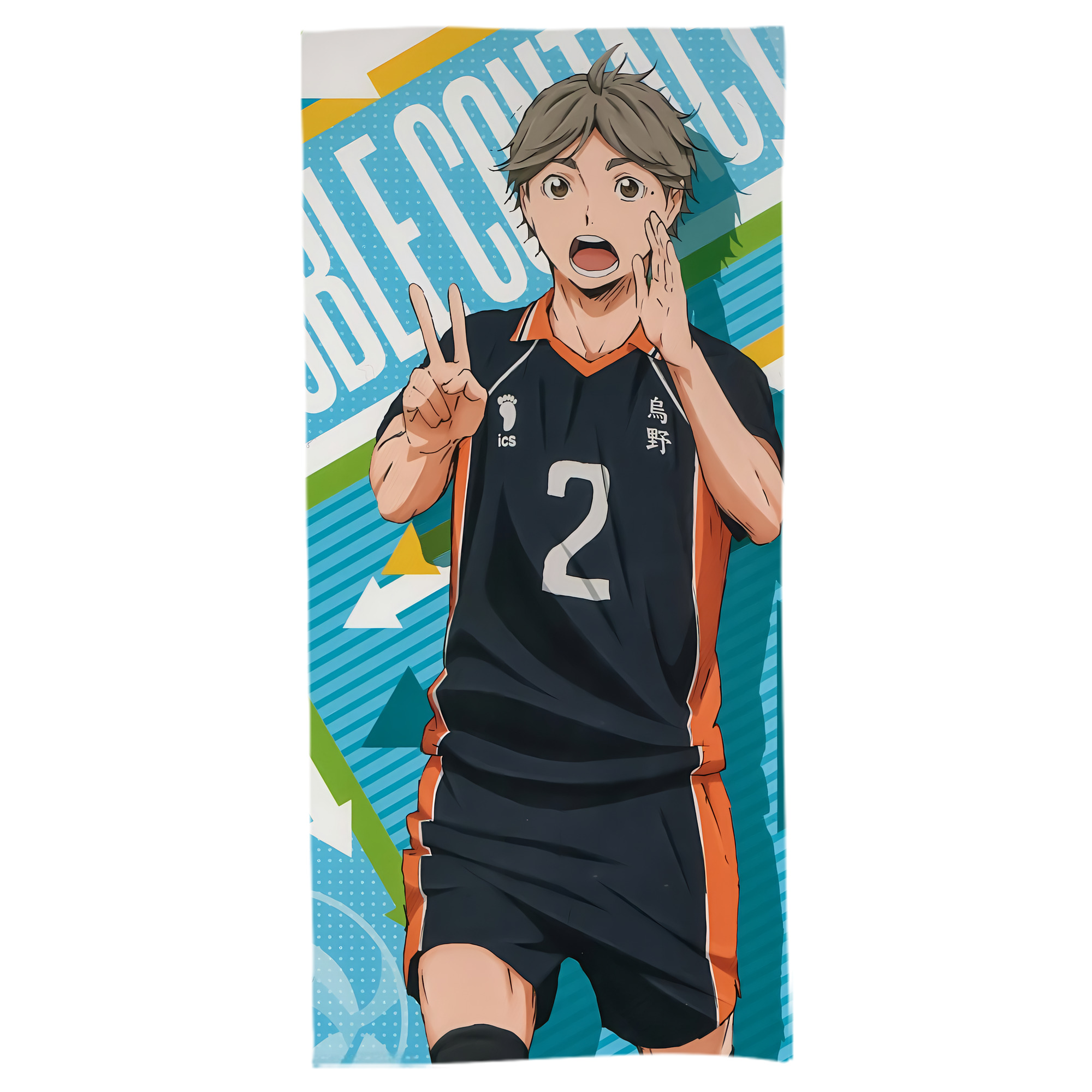 （画像用） ハイキュー!! Haikyu!! 大判バスタオル 70×140cm 吸水速乾 柔らかい肌触り