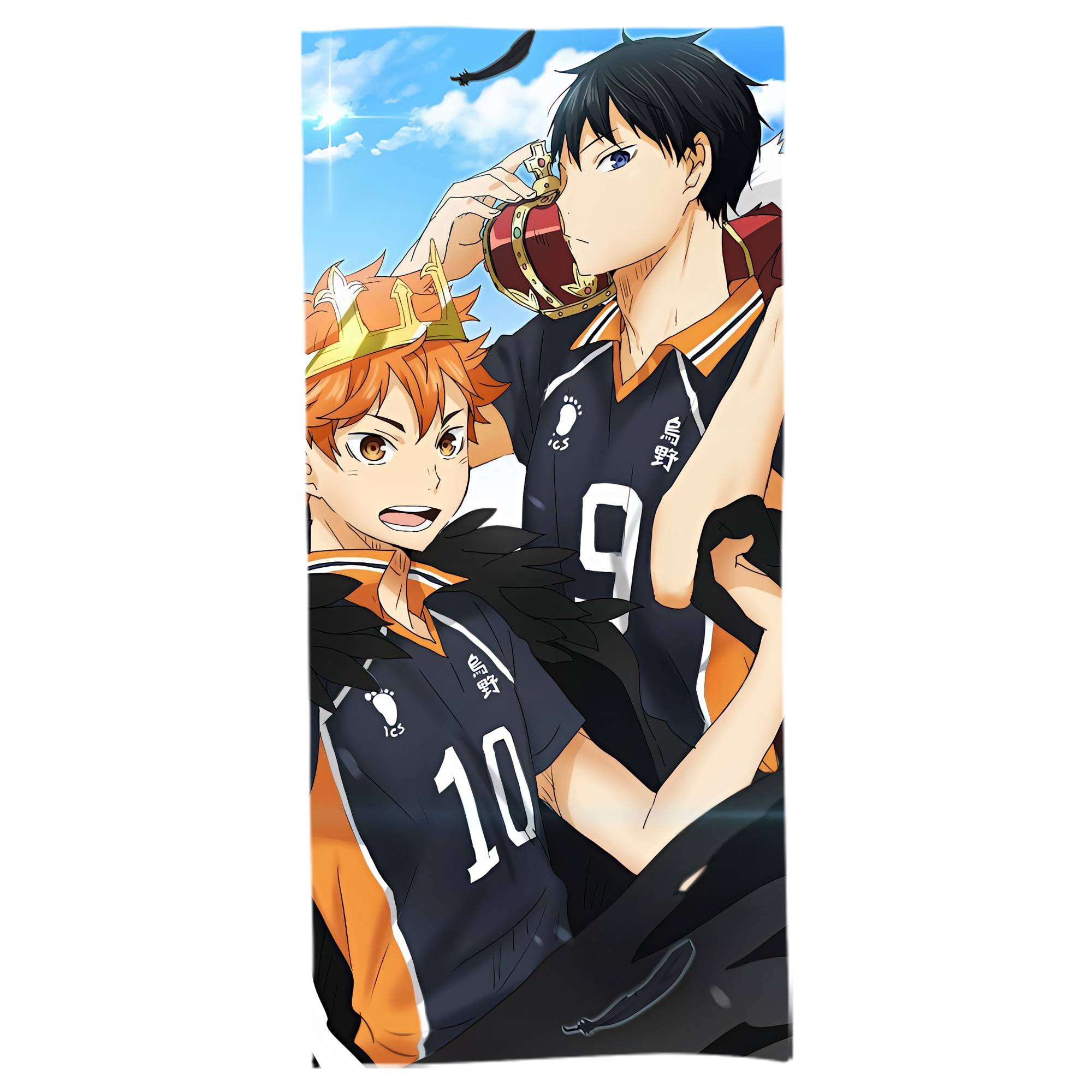（画像用） ハイキュー!! Haikyu!! 大判バスタオル 70×140cm 吸水速乾 柔らかい肌触り