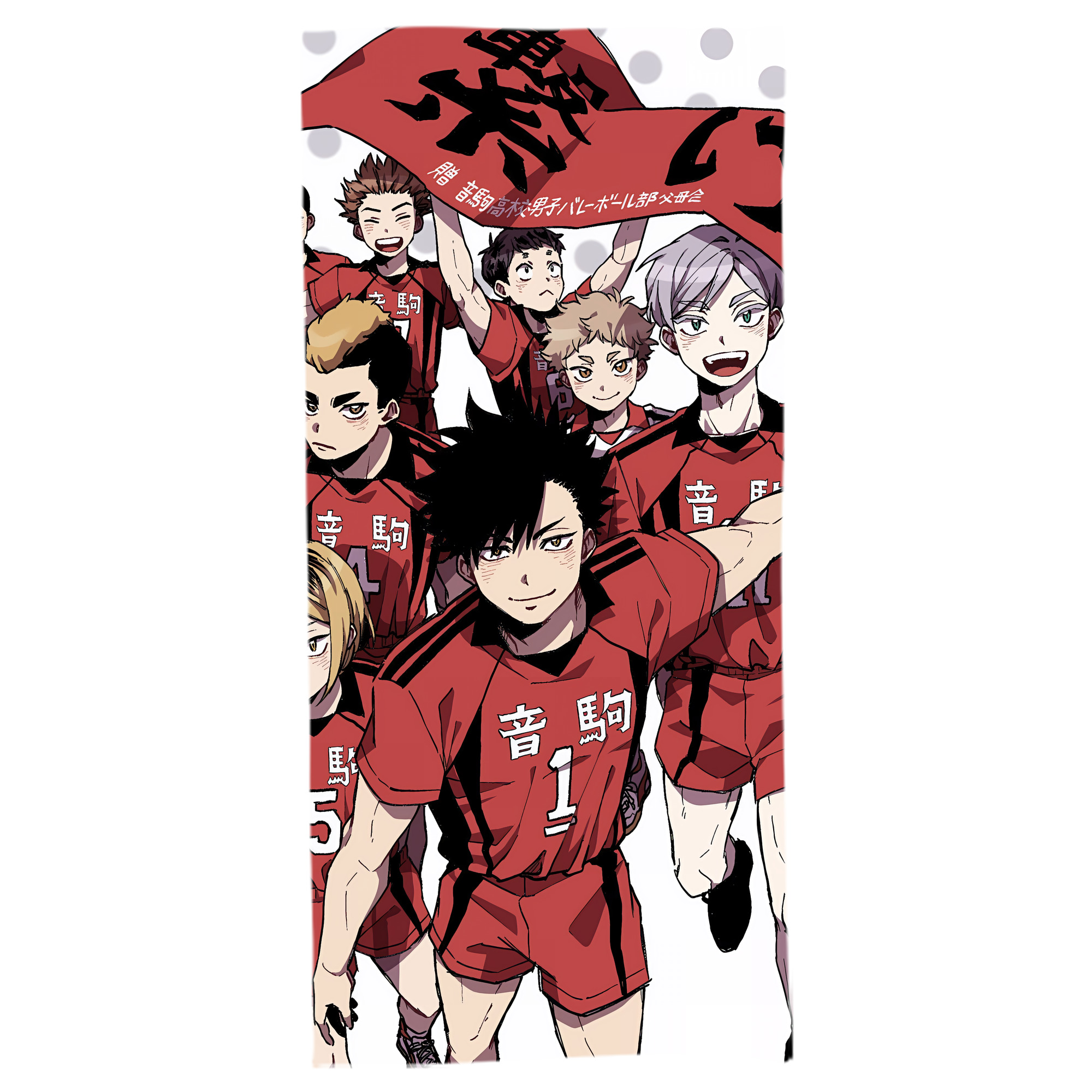 （画像用） ハイキュー!! Haikyu!! 大判バスタオル 70×140cm 吸水速乾 柔らかい肌触り