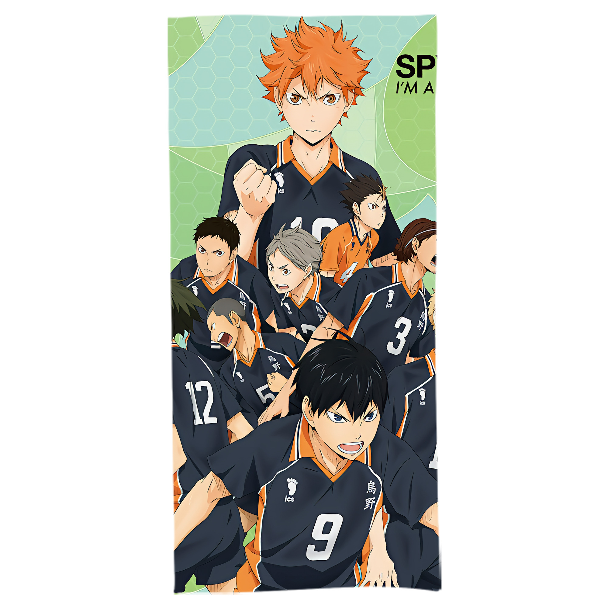 （画像用） ハイキュー!! Haikyu!! 大判バスタオル 70×140cm 吸水速乾 柔らかい肌触り