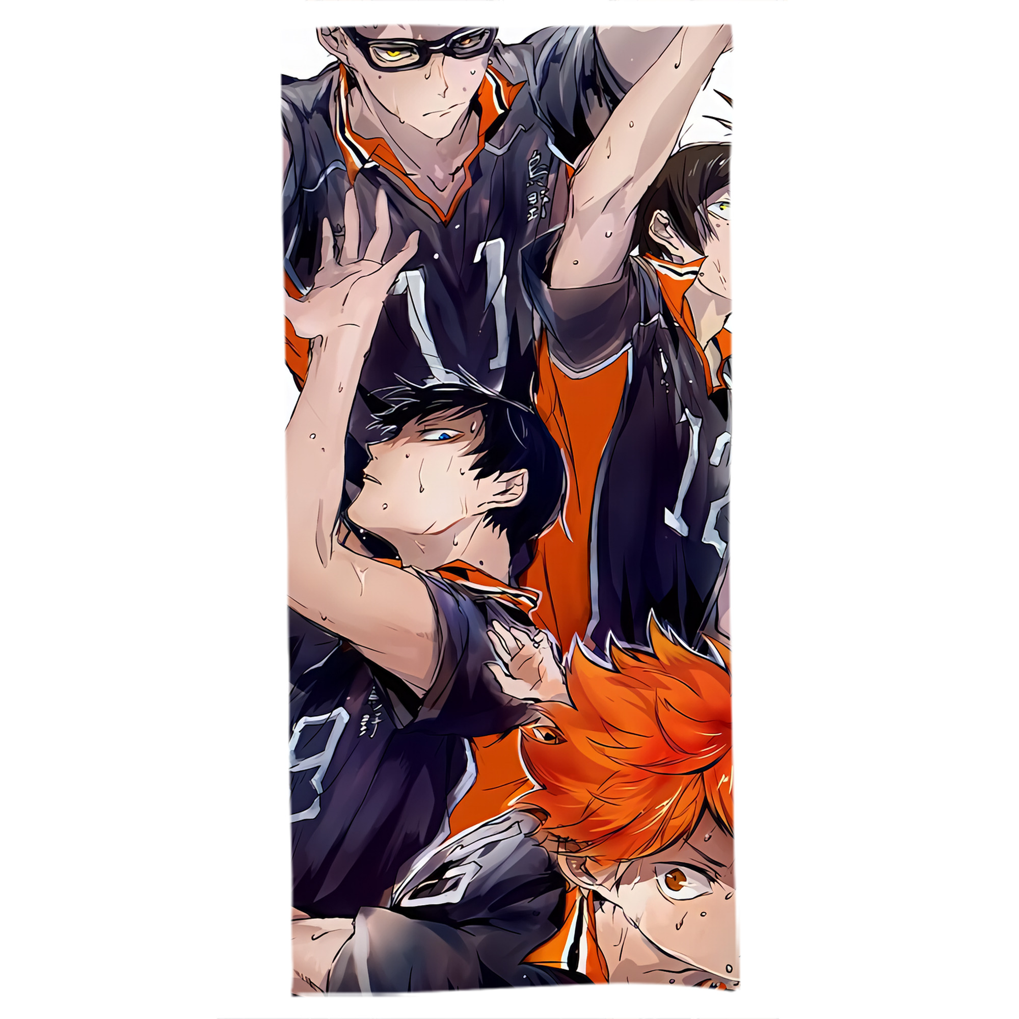 （画像用） ハイキュー!! Haikyu!! 大判バスタオル 70×140cm 吸水速乾 柔らかい肌触り