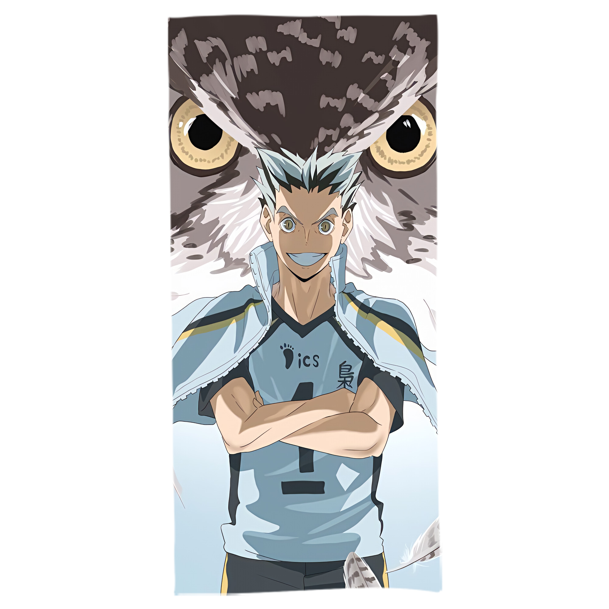 （画像用） ハイキュー!! Haikyu!! 大判バスタオル 70×140cm 吸水速乾 柔らかい肌触り