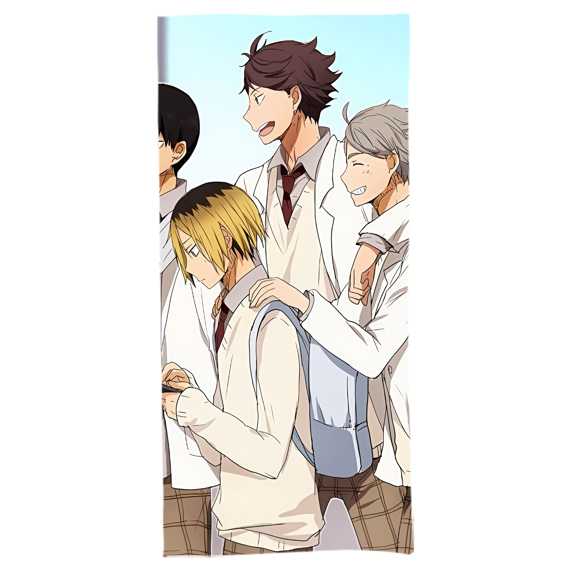 （画像用） ハイキュー!! Haikyu!! 大判バスタオル 70×140cm 吸水速乾 柔らかい肌触り
