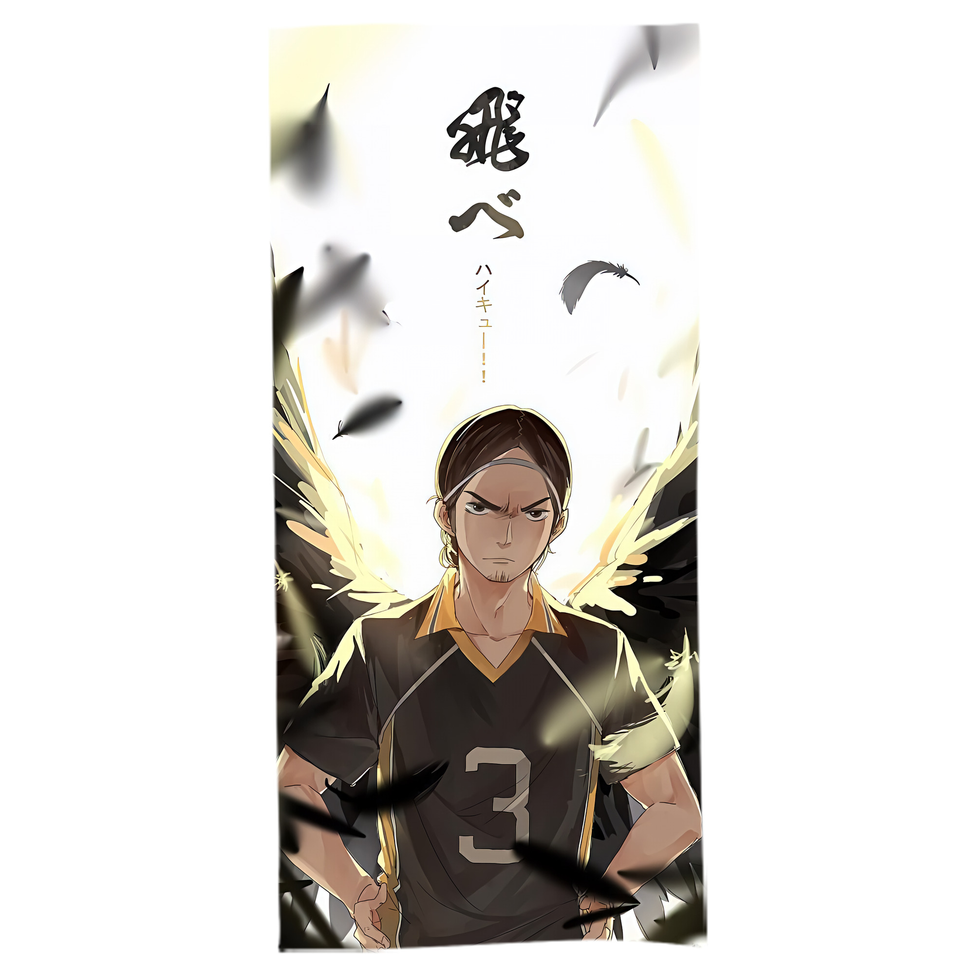 （画像用） ハイキュー!! Haikyu!! 大判バスタオル 70×140cm 吸水速乾 柔らかい肌触り