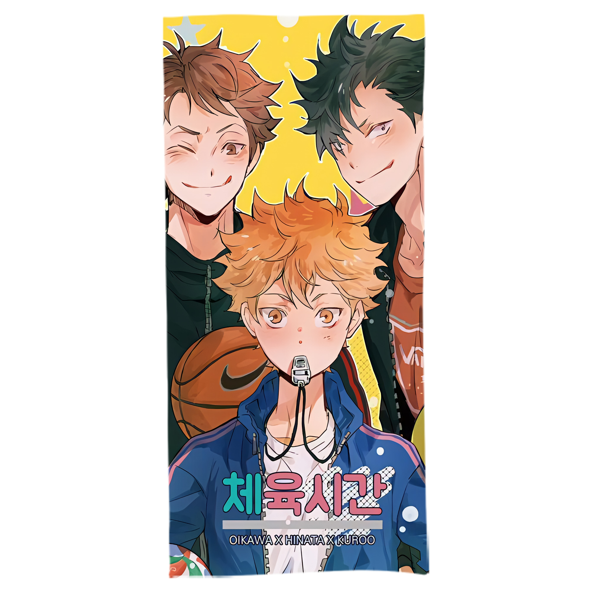 （画像用） ハイキュー!! Haikyu!! 大判バスタオル 70×140cm 吸水速乾 柔らかい肌触り