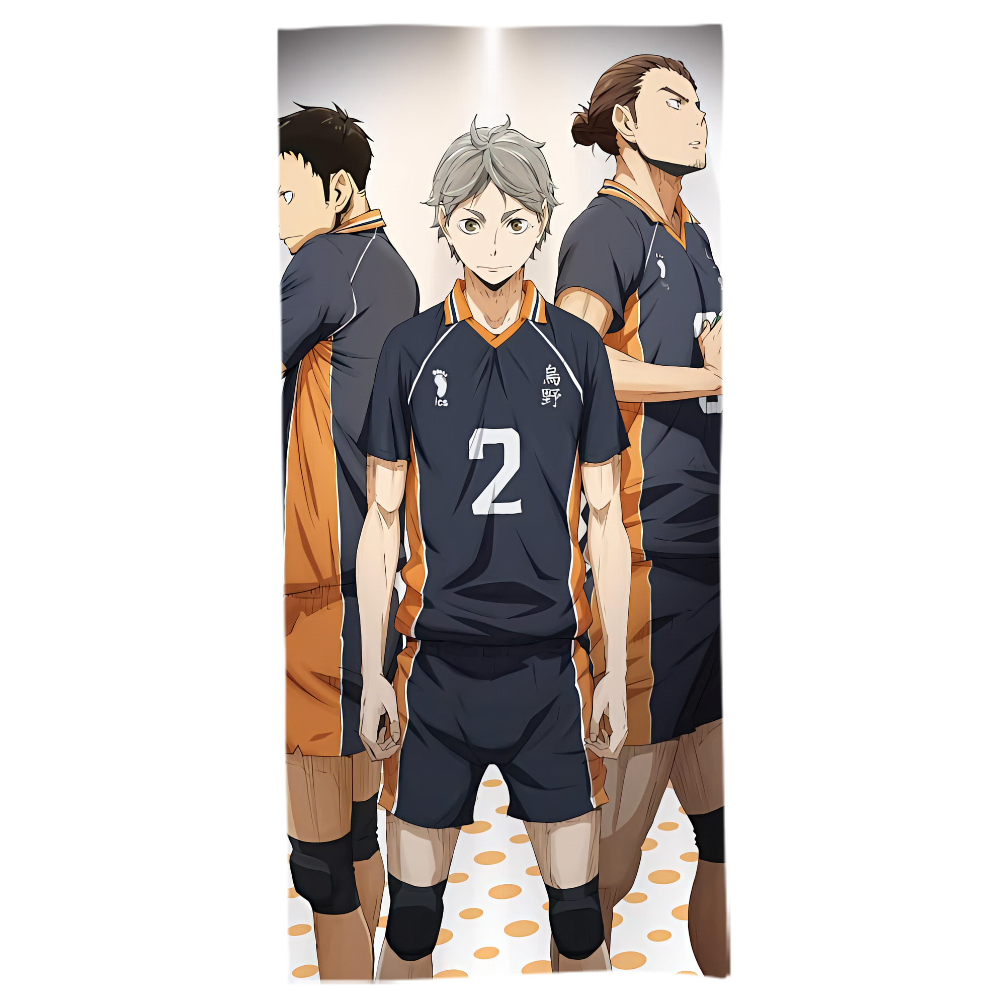 （画像用） ハイキュー!! Haikyu!! 大判バスタオル 70×140cm 吸水速乾 柔らかい肌触り
