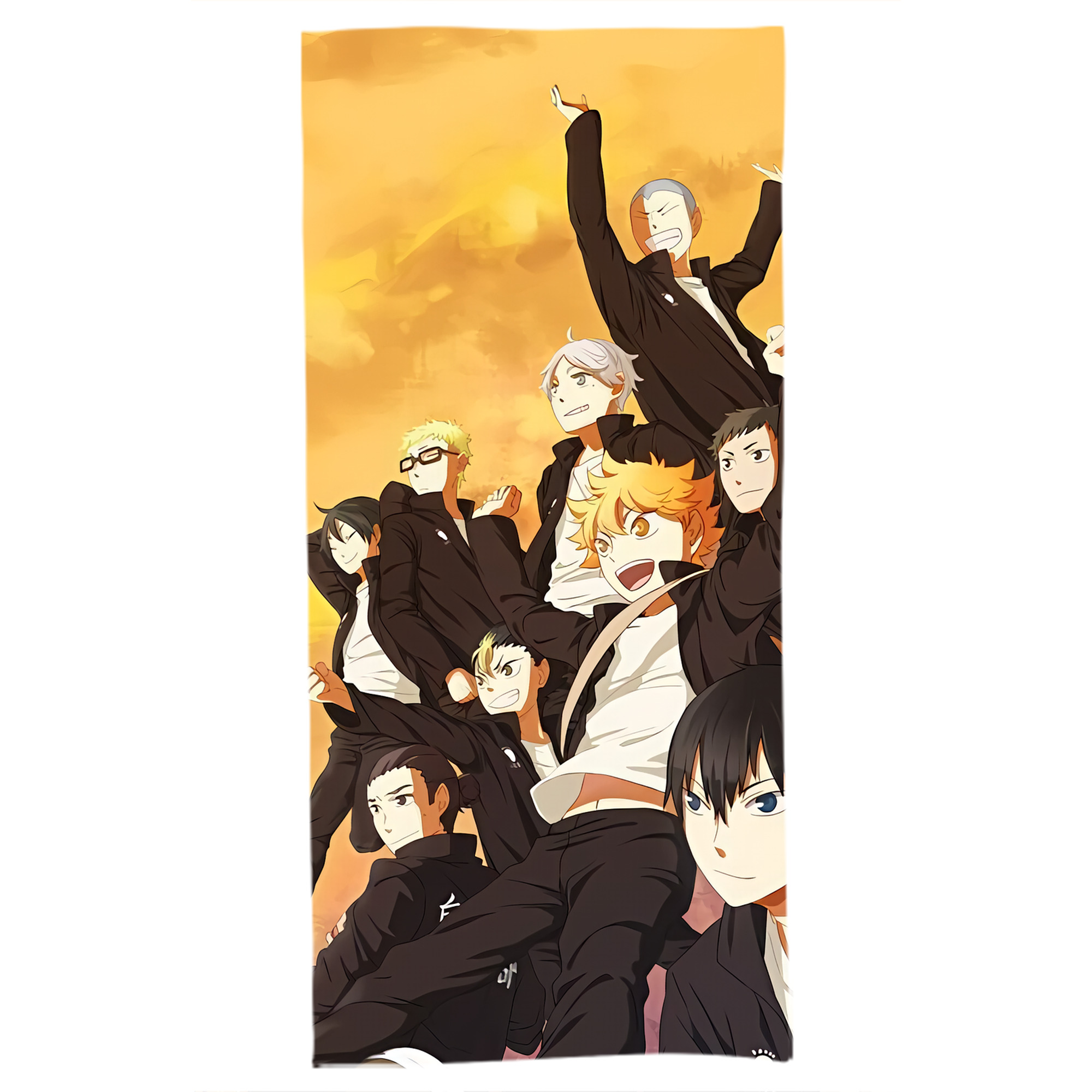 （画像用） ハイキュー!! Haikyu!! 大判バスタオル 70×140cm 吸水速乾 柔らかい肌触り