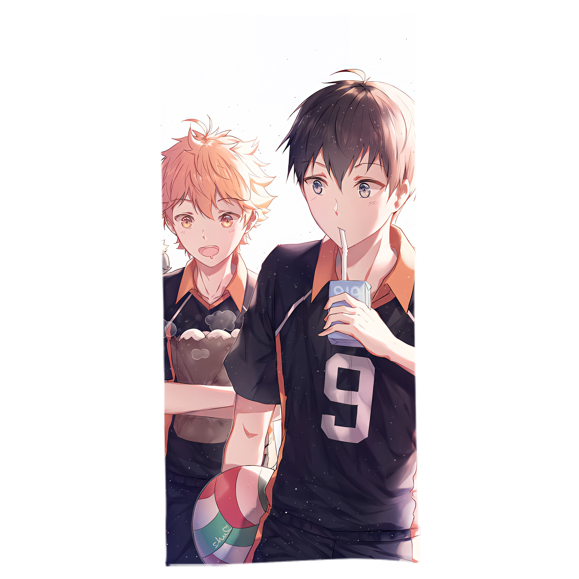 （画像用） ハイキュー!! Haikyu!! 大判バスタオル 70×140cm 吸水速乾 柔らかい肌触り