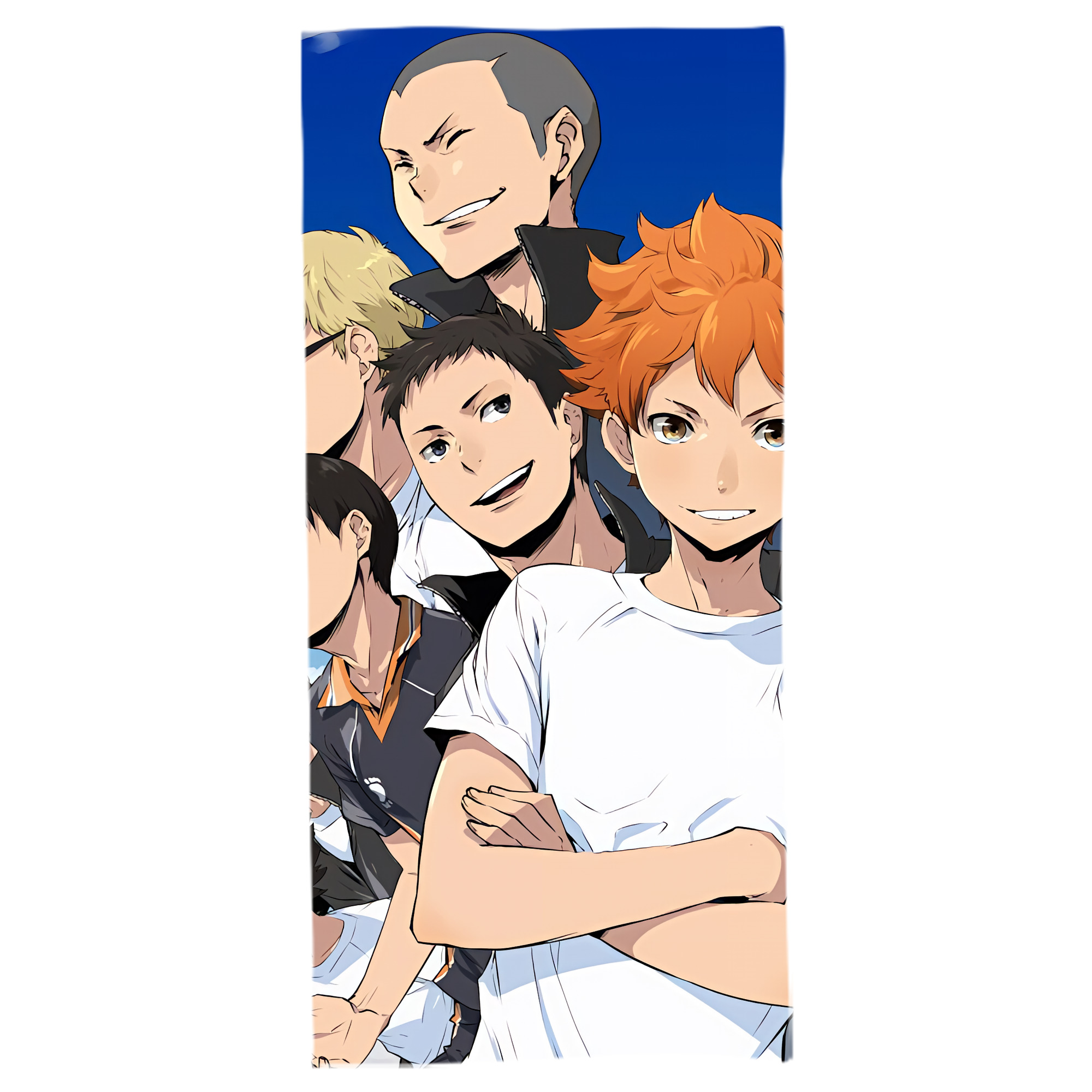 （画像用） ハイキュー!! Haikyu!! 大判バスタオル 70×140cm 吸水速乾 柔らかい肌触り