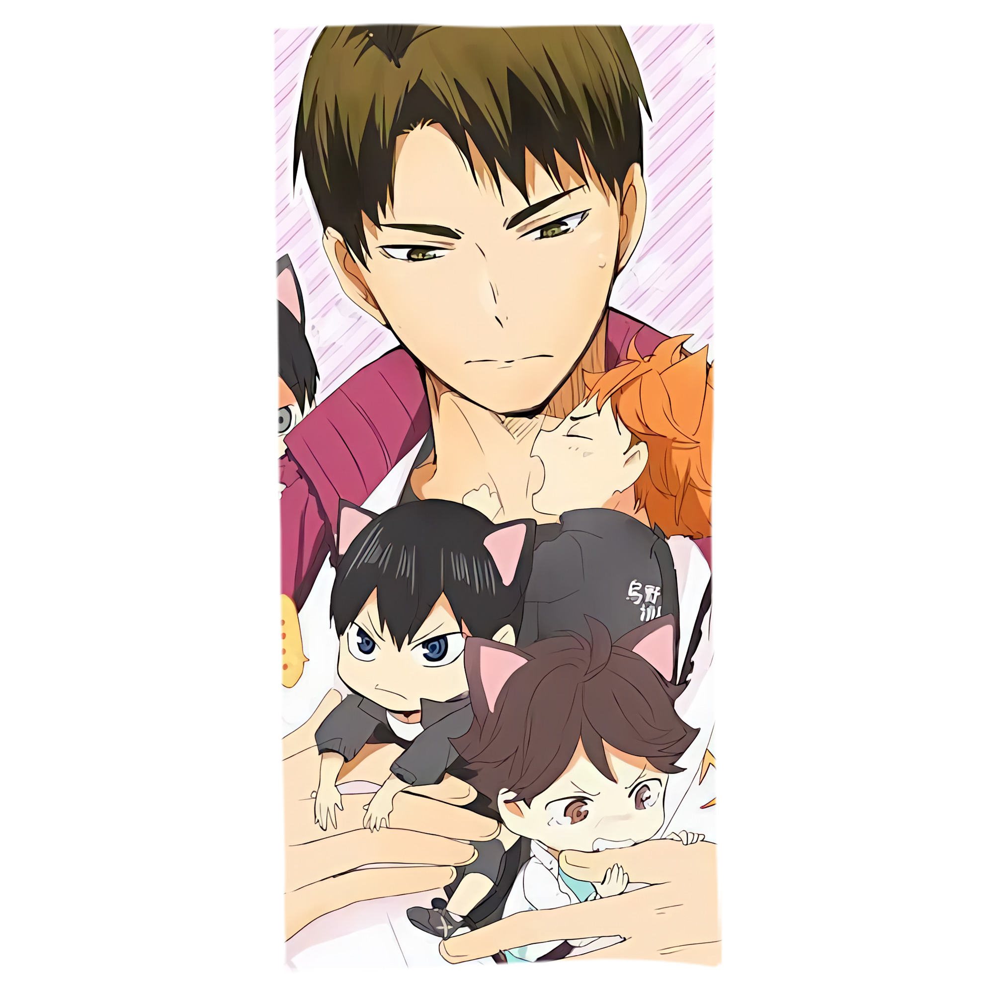 （画像用） ハイキュー!! Haikyu!! 大判バスタオル 70×140cm 吸水速乾 柔らかい肌触り