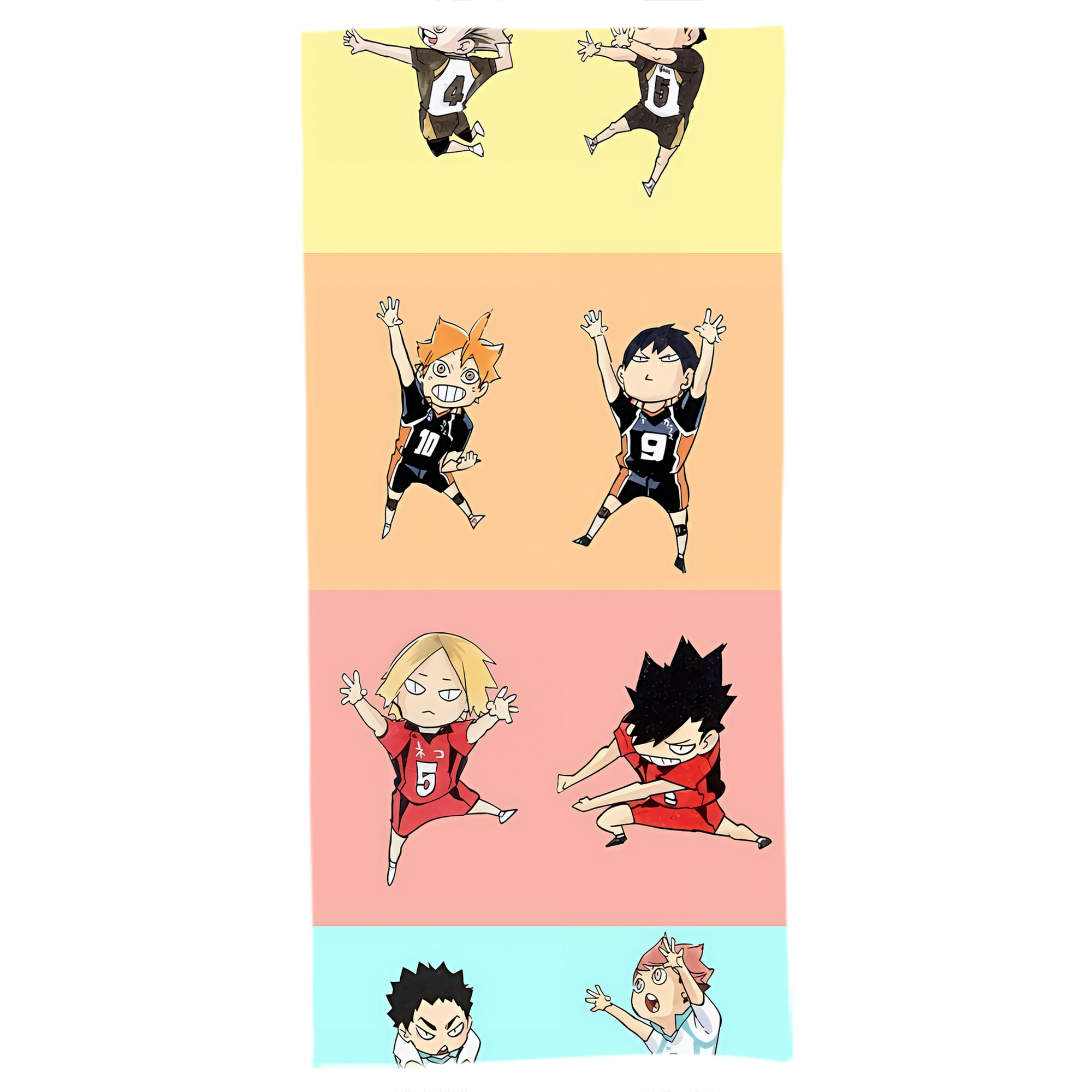 （画像用） ハイキュー!! Haikyu!! 大判バスタオル 70×140cm 吸水速乾 柔らかい肌触り