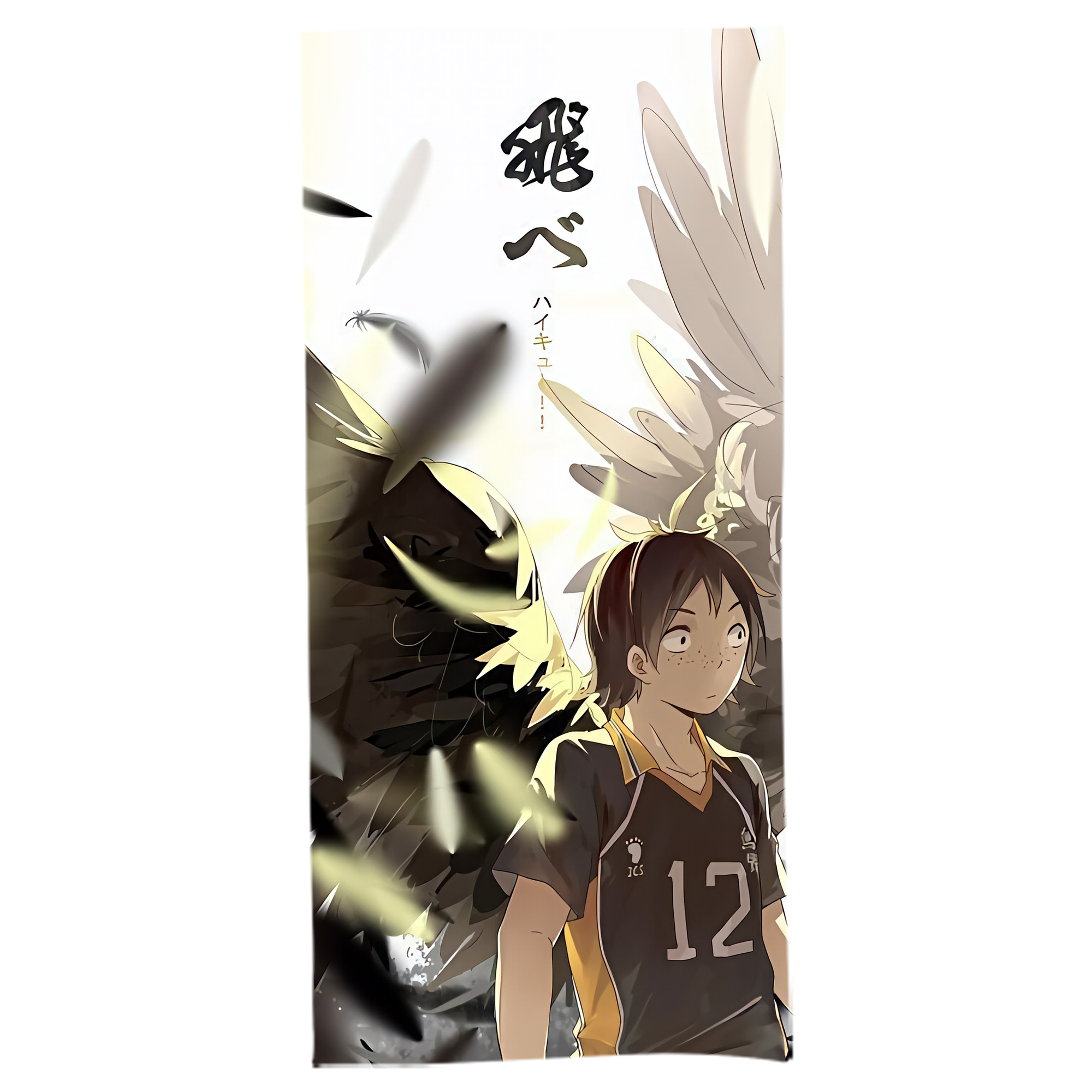 （画像用） ハイキュー!! Haikyu!! 大判バスタオル 70×140cm 吸水速乾 柔らかい肌触り