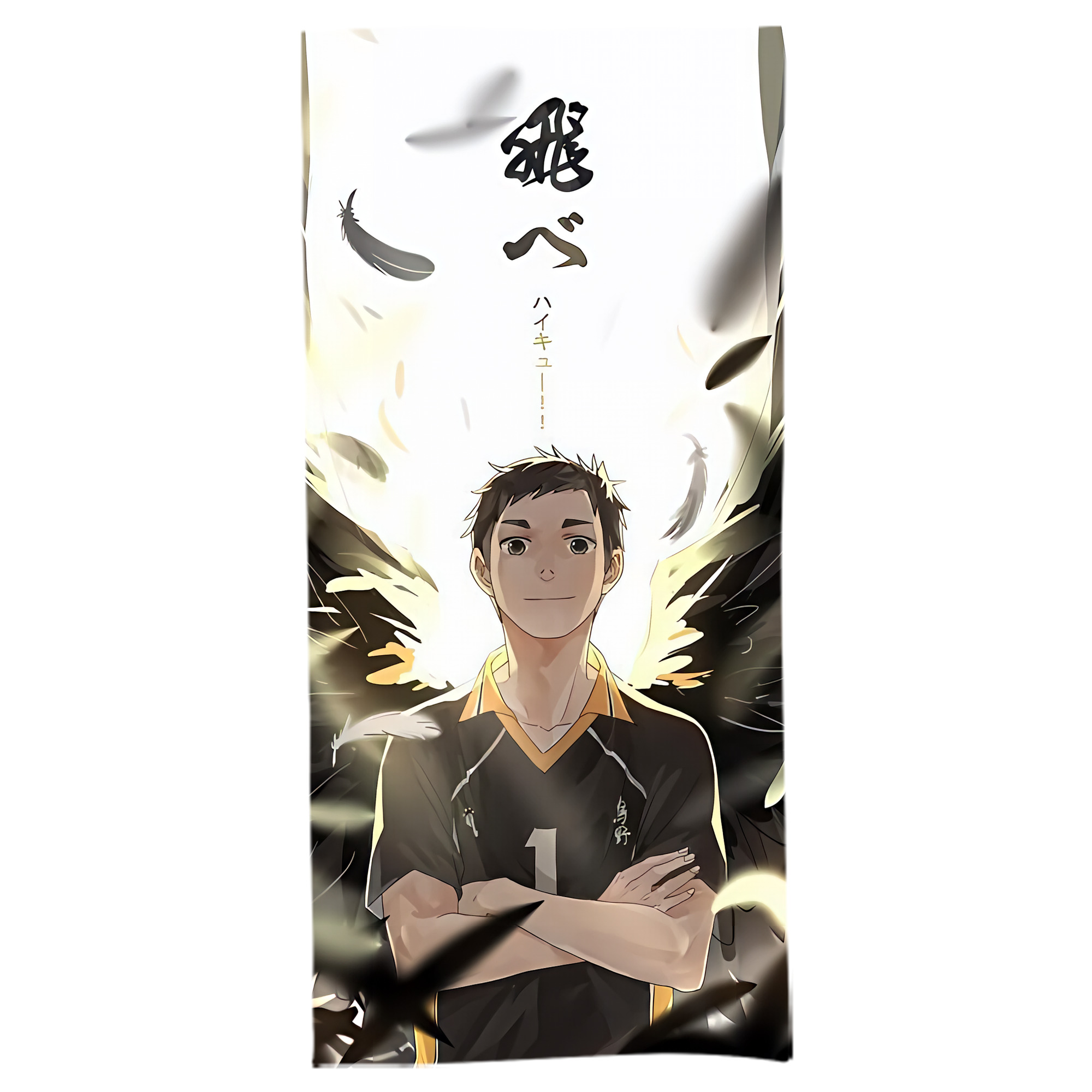 （画像用） ハイキュー!! Haikyu!! 大判バスタオル 70×140cm 吸水速乾 柔らかい肌触り