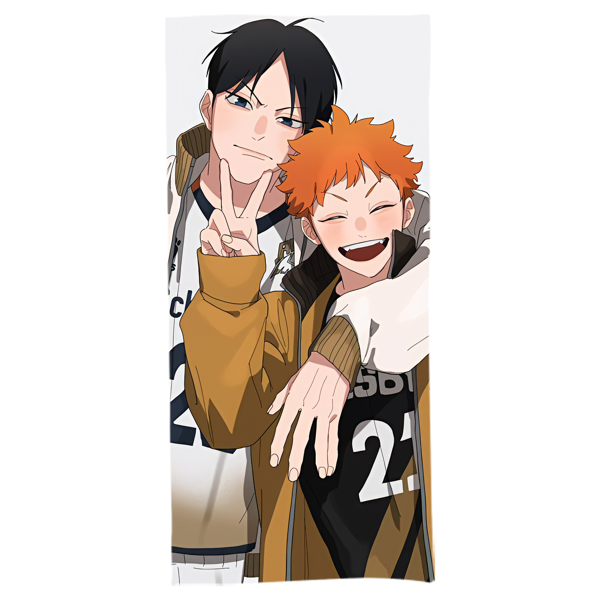 （画像用） ハイキュー!! Haikyu!! 大判バスタオル 70×140cm 吸水速乾 柔らかい肌触り