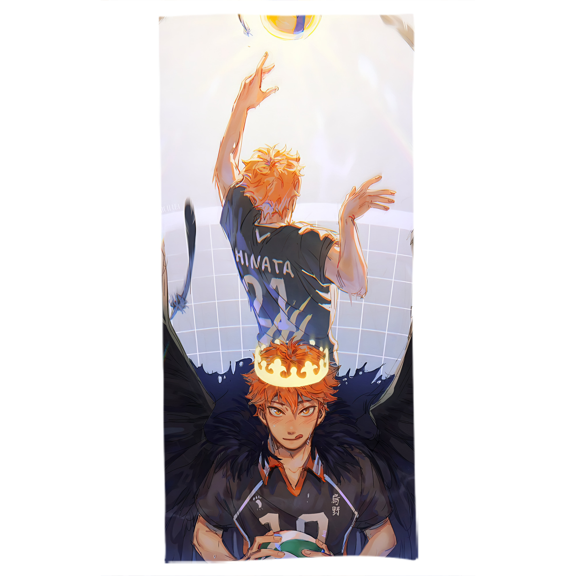 （画像用） ハイキュー!! Haikyu!! 大判バスタオル 70×140cm 吸水速乾 柔らかい肌触り