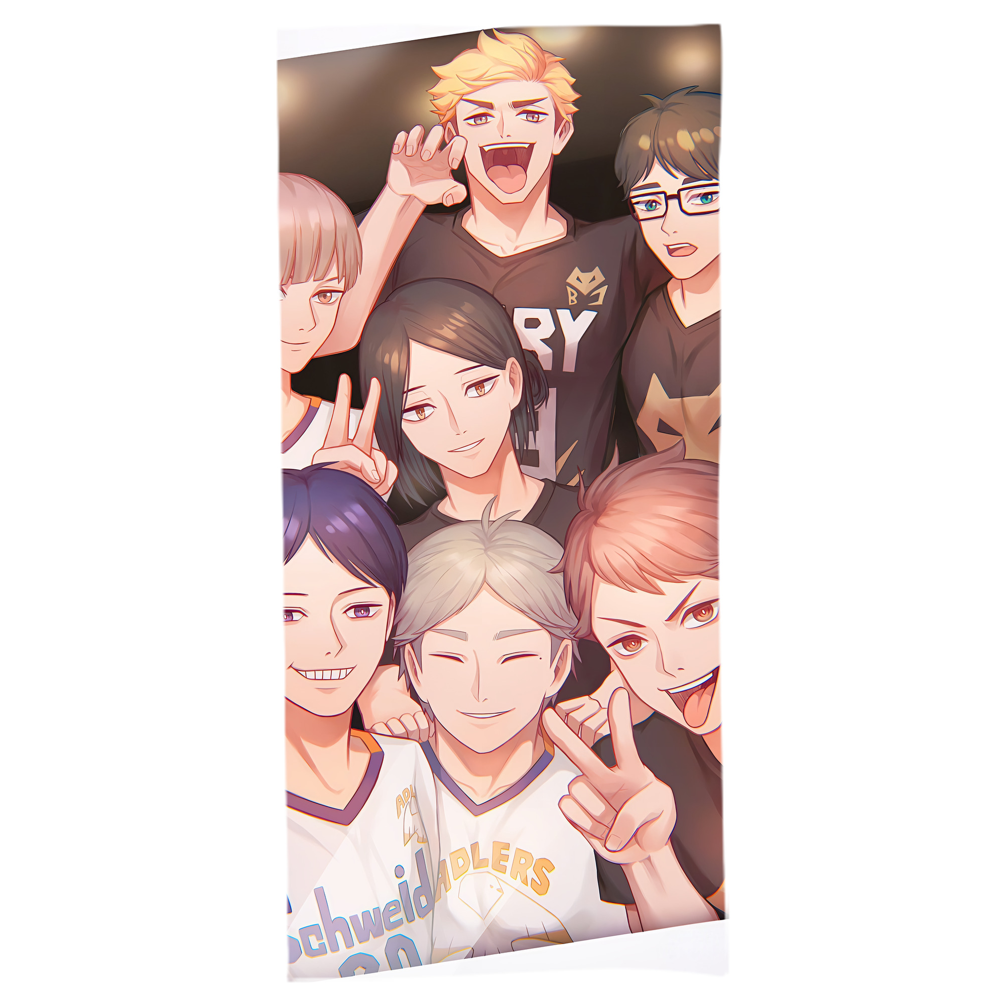 （画像用） ハイキュー!! Haikyu!! 大判バスタオル 70×140cm 吸水速乾 柔らかい肌触り
