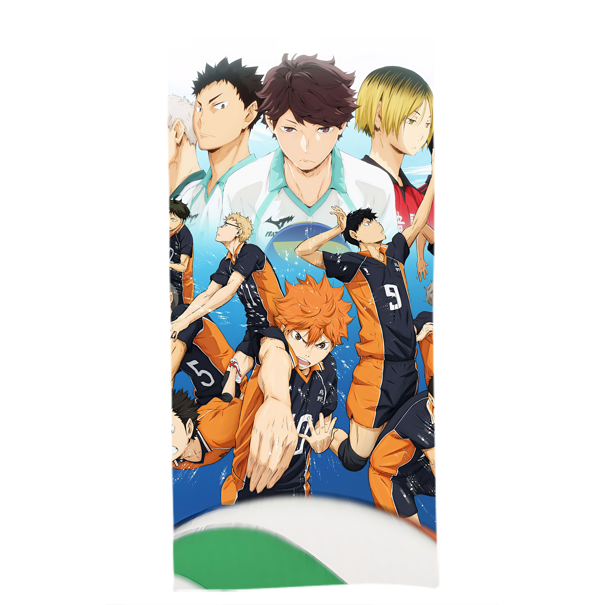 （画像用） ハイキュー!! Haikyu!! 大判バスタオル 70×140cm 吸水速乾 柔らかい肌触り