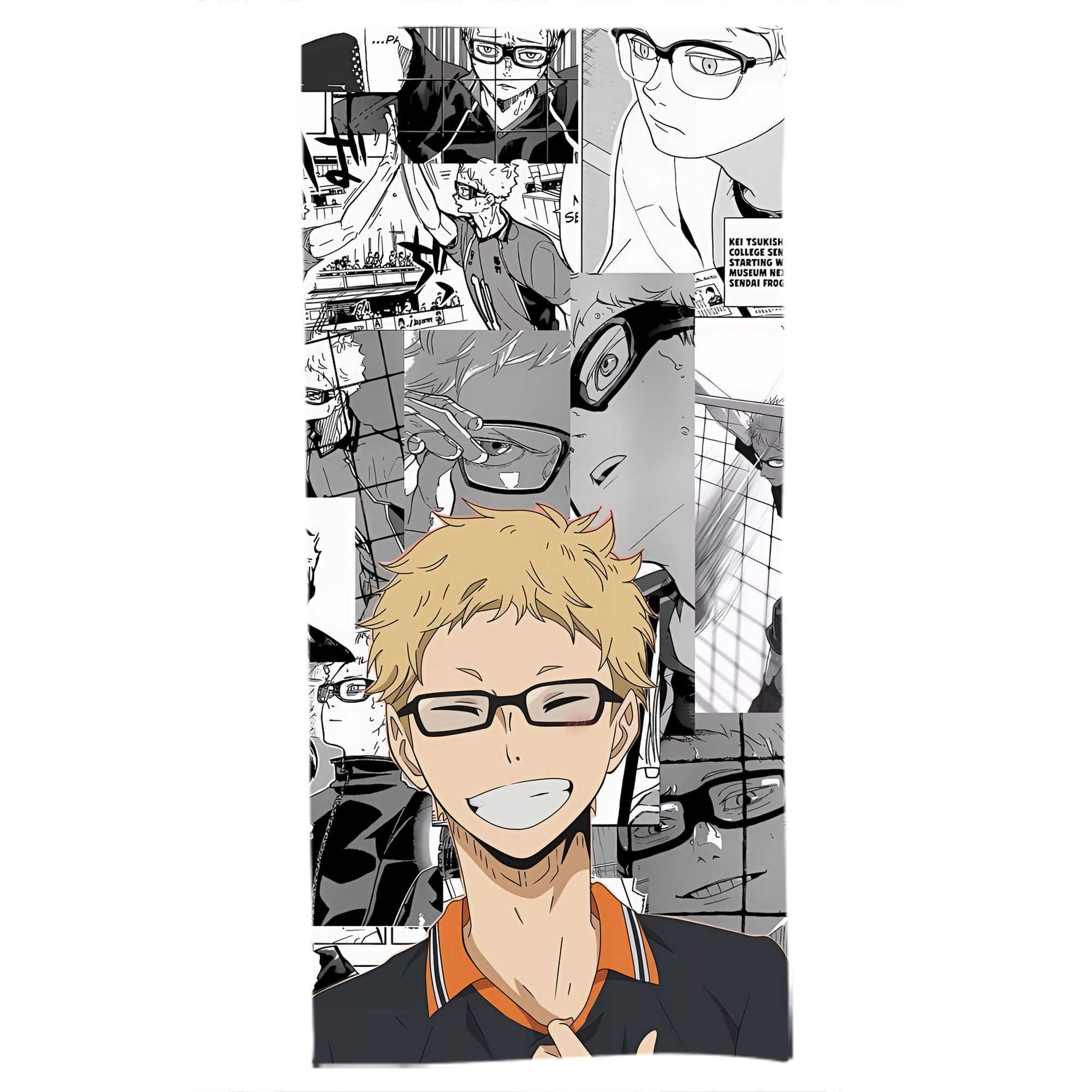 （画像用） ハイキュー!! Haikyu!! 大判バスタオル 70×140cm 吸水速乾 柔らかい肌触り