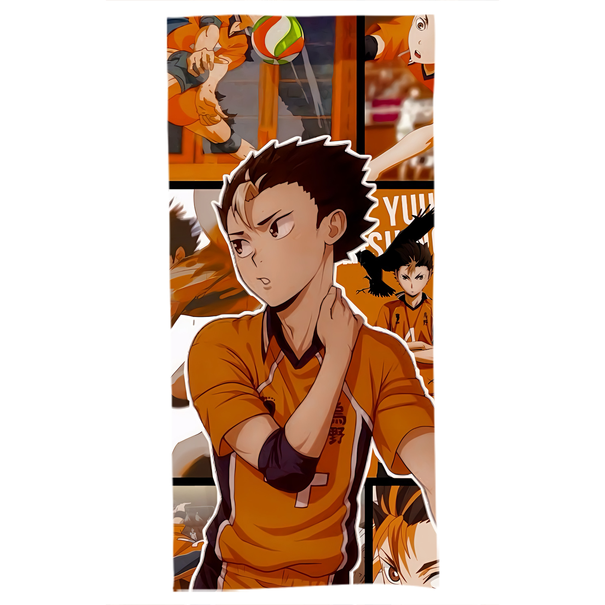 （画像用） ハイキュー!! Haikyu!! 大判バスタオル 70×140cm 吸水速乾 柔らかい肌触り