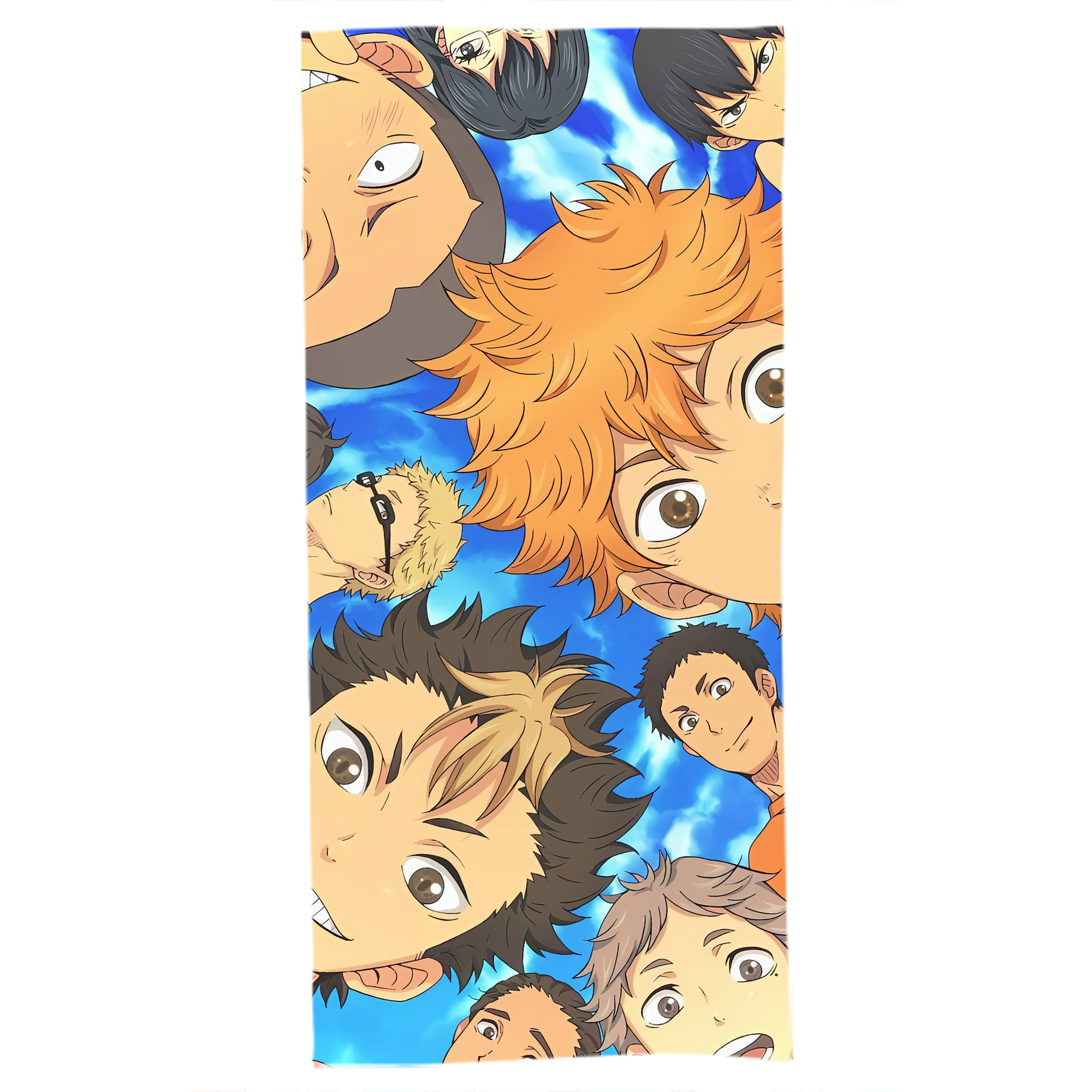 （画像用） ハイキュー!! Haikyu!! 大判バスタオル 70×140cm 吸水速乾 柔らかい肌触り