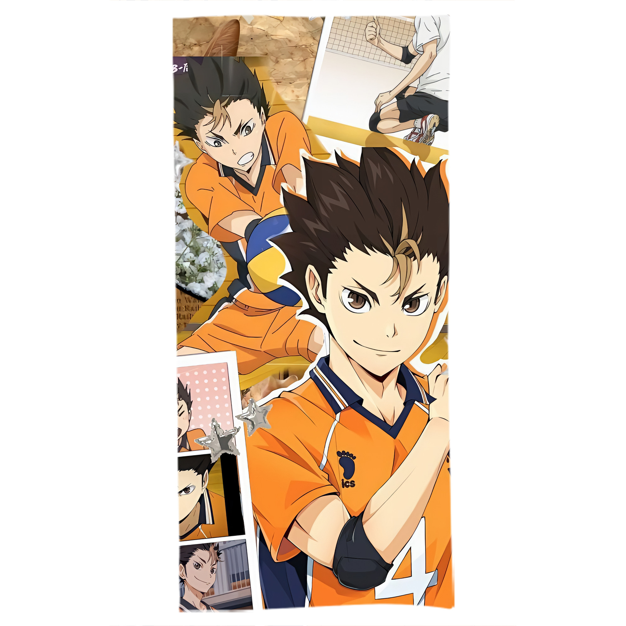 （画像用） ハイキュー!! Haikyu!! 大判バスタオル 70×140cm 吸水速乾 柔らかい肌触り