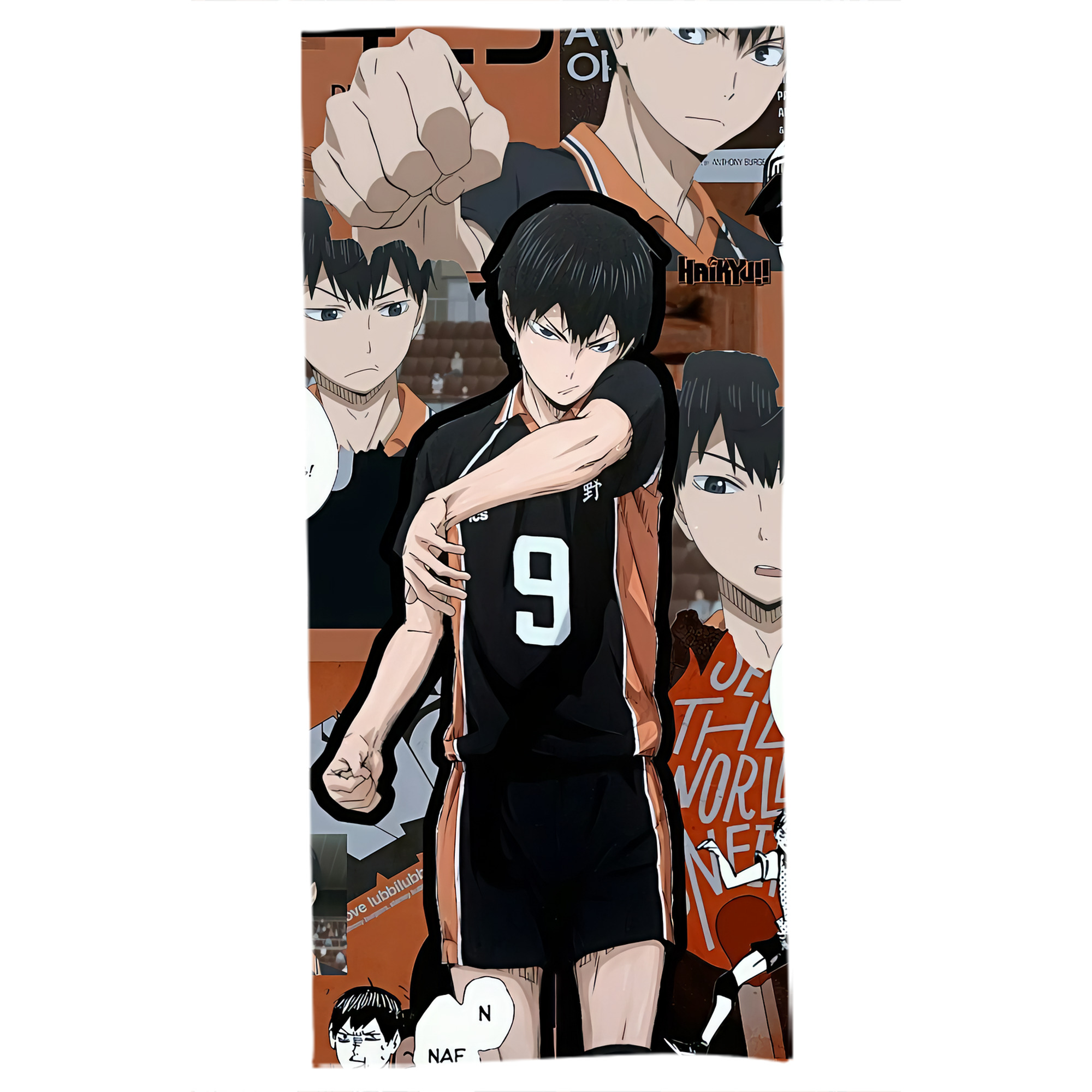 （画像用） ハイキュー!! Haikyu!! 大判バスタオル 70×140cm 吸水速乾 柔らかい肌触り