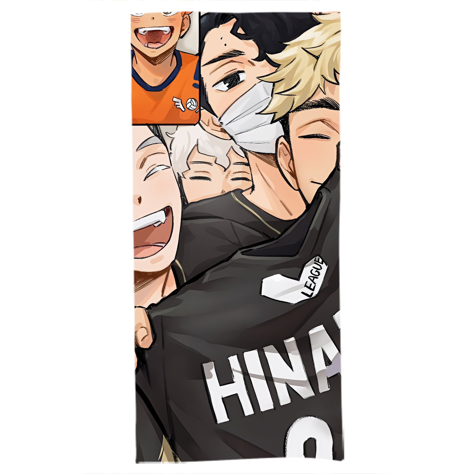 （画像用） ハイキュー!! Haikyu!! 大判バスタオル 70×140cm 吸水速乾 柔らかい肌触り