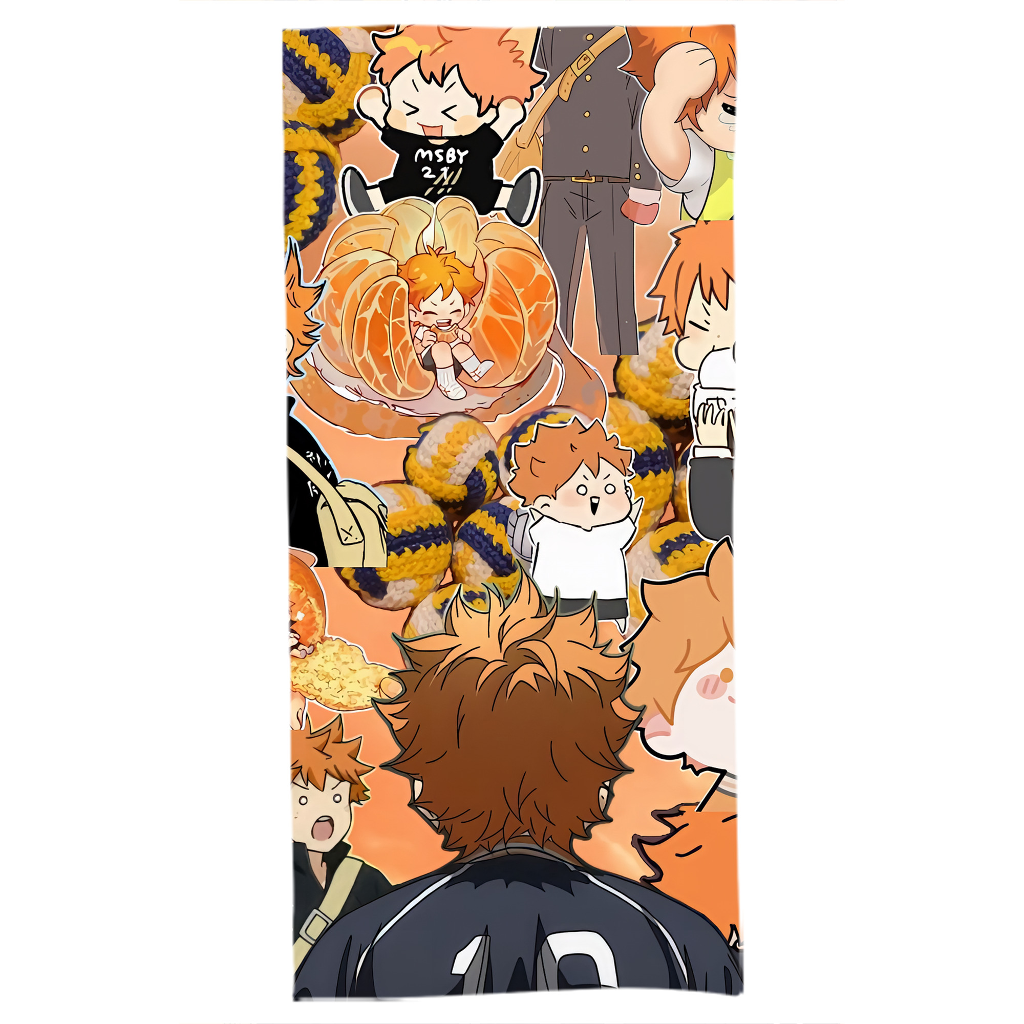 （画像用） ハイキュー!! Haikyu!! 大判バスタオル 70×140cm 吸水速乾 柔らかい肌触り