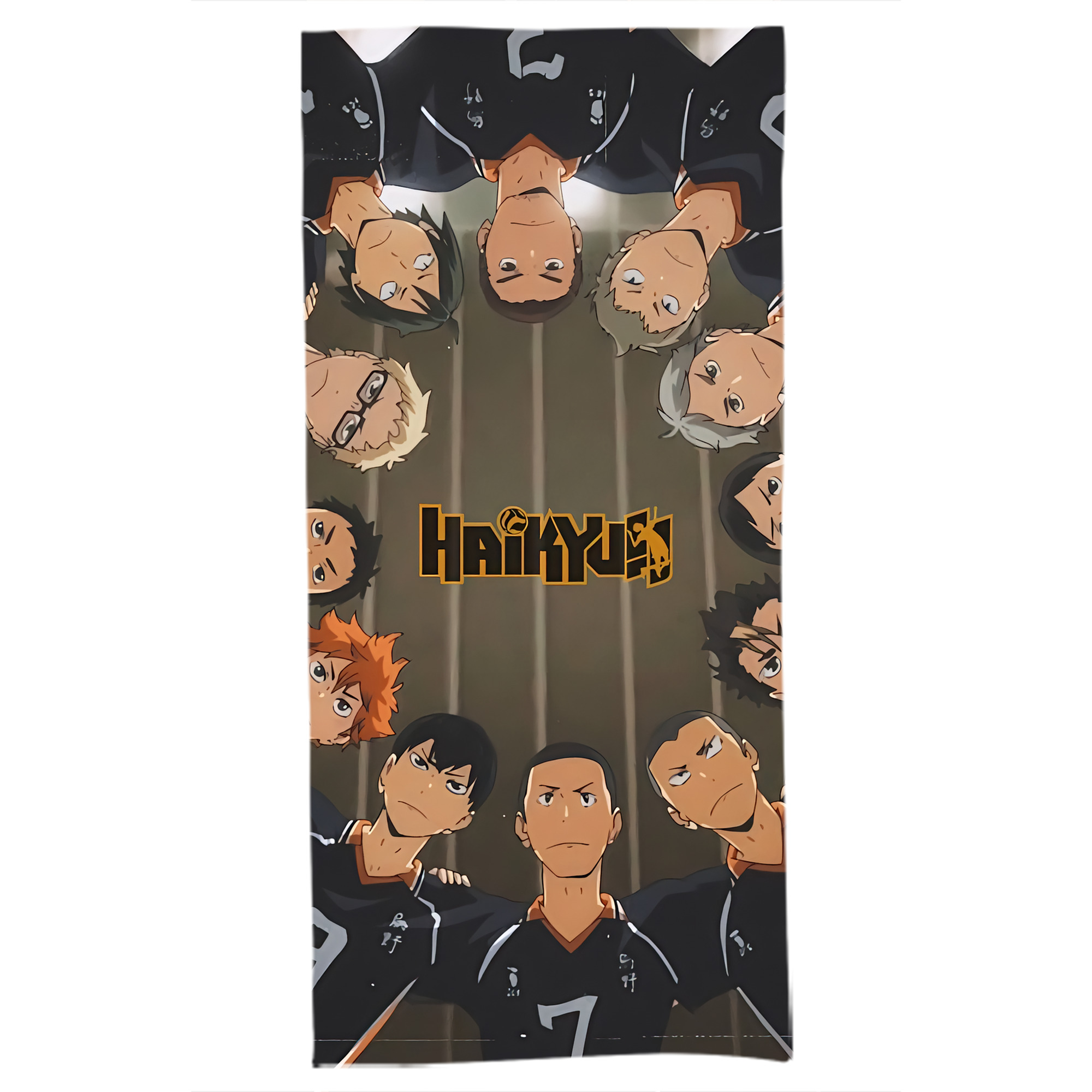 （画像用） ハイキュー!! Haikyu!! 大判バスタオル 70×140cm 吸水速乾 柔らかい肌触り