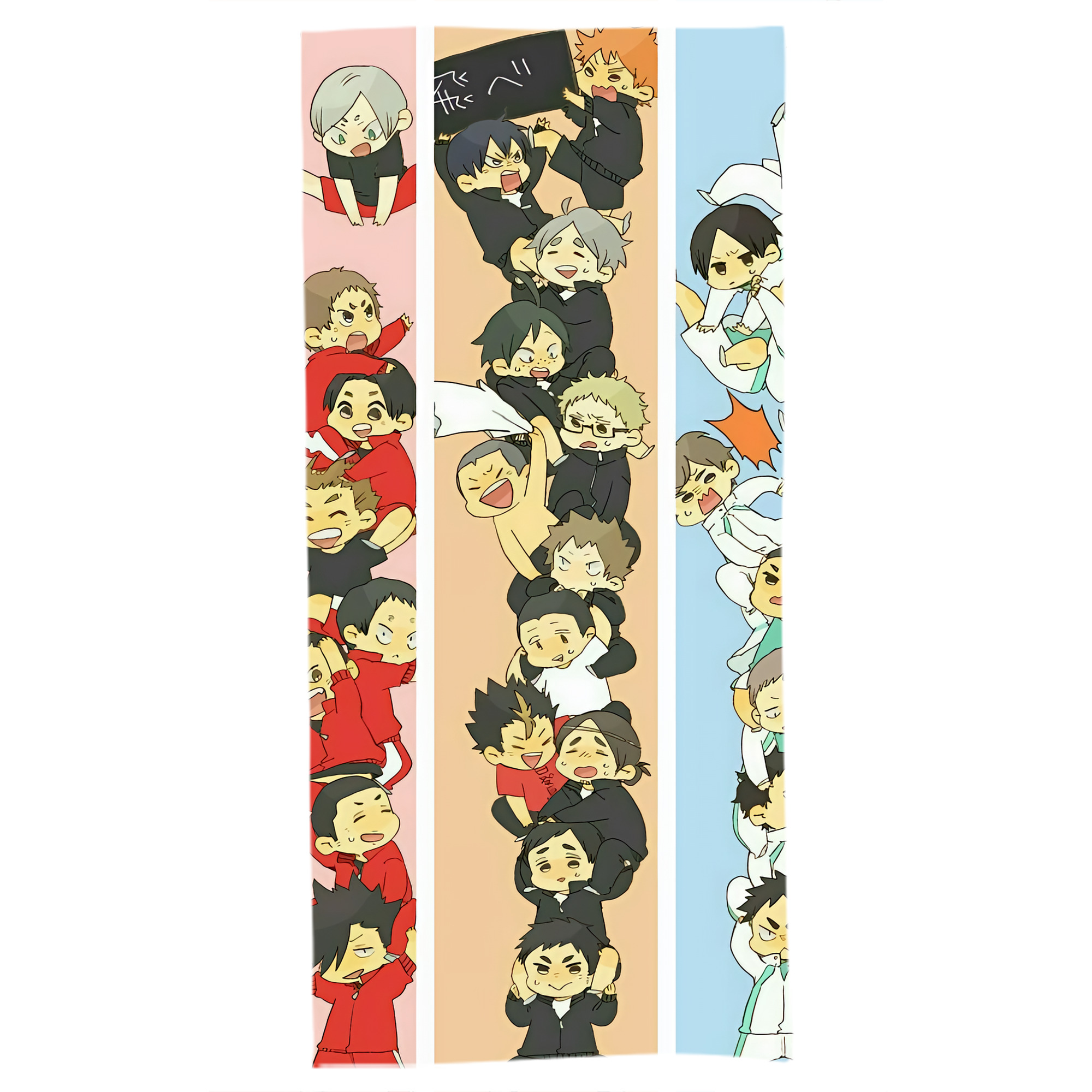 （画像用） ハイキュー!! Haikyu!! 大判バスタオル 70×140cm 吸水速乾 柔らかい肌触り