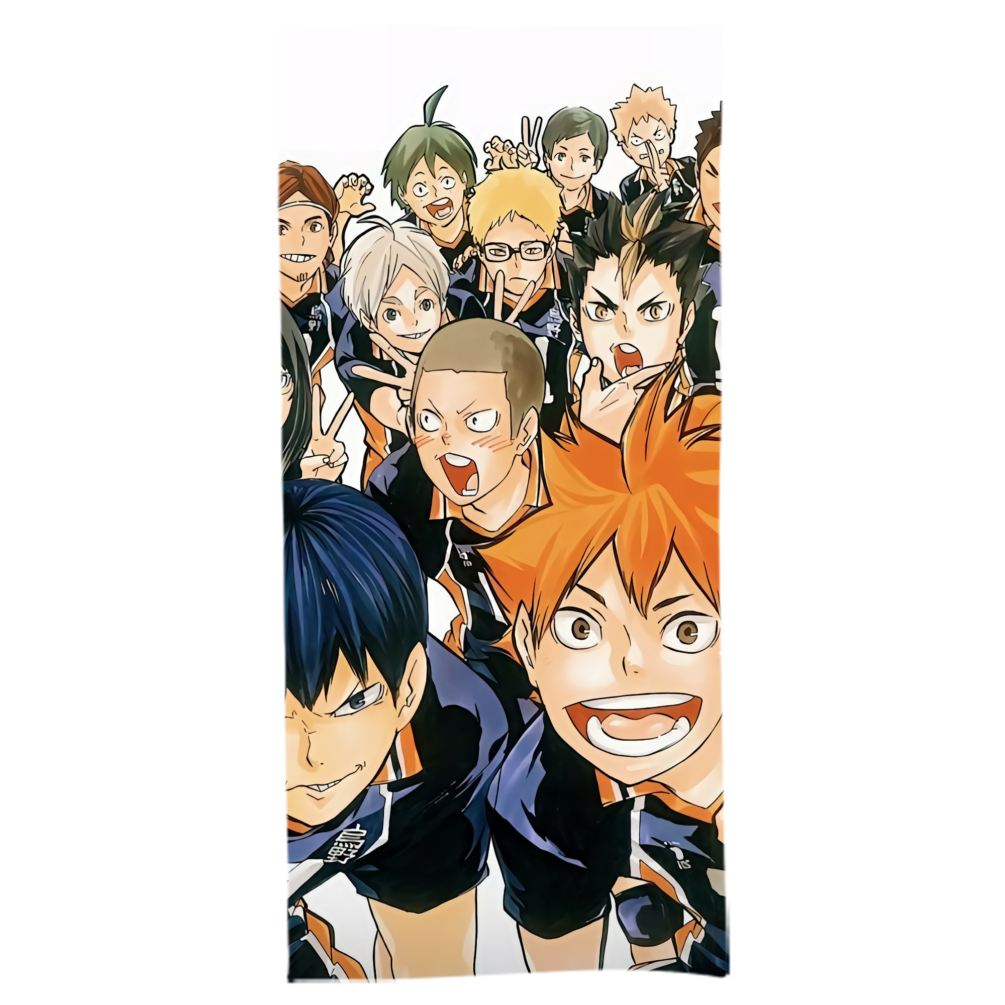 （画像用） ハイキュー!! Haikyu!! 大判バスタオル 70×140cm 吸水速乾 柔らかい肌触り