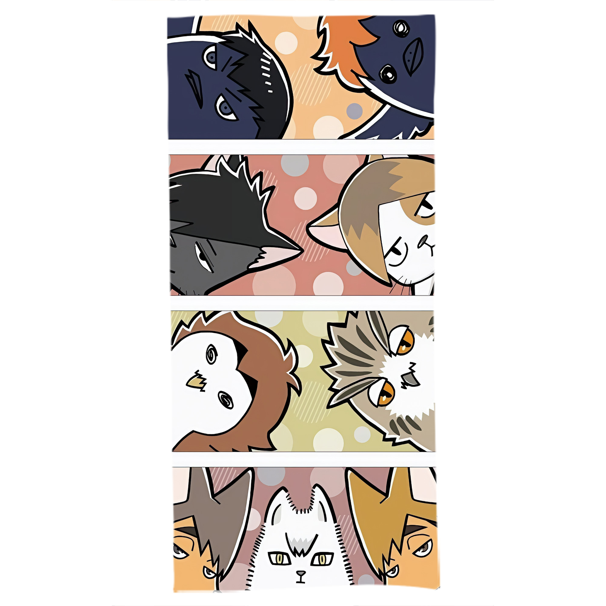 （画像用） ハイキュー!! Haikyu!! 大判バスタオル 70×140cm 吸水速乾 柔らかい肌触り