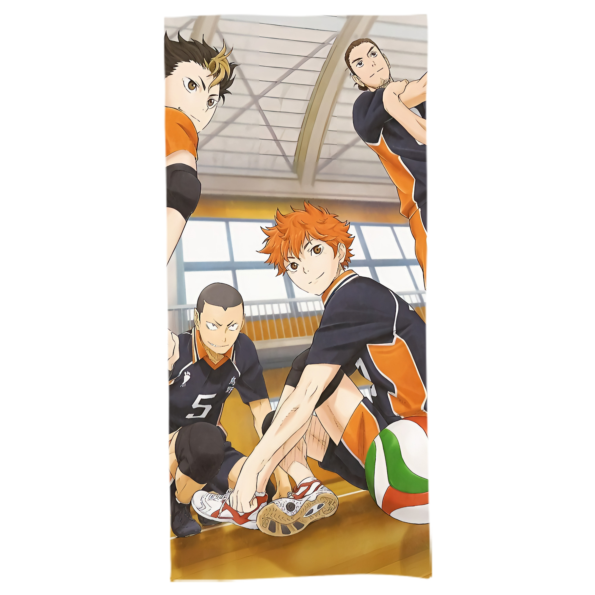 （画像用） ハイキュー!! Haikyu!! 大判バスタオル 70×140cm 吸水速乾 柔らかい肌触り