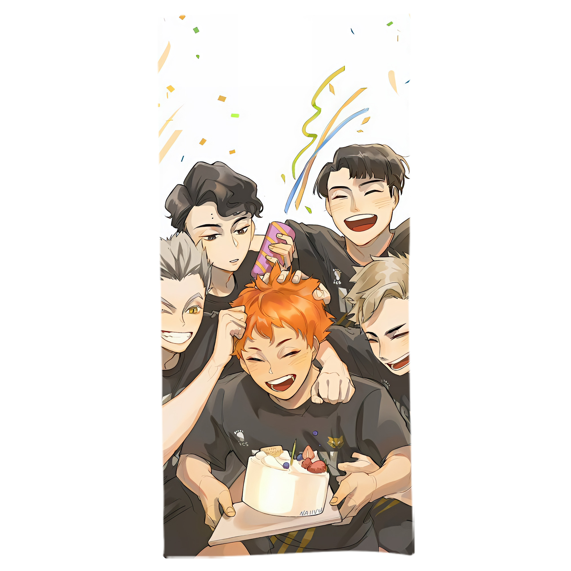 （画像用） ハイキュー!! Haikyu!! 大判バスタオル 70×140cm 吸水速乾 柔らかい肌触り