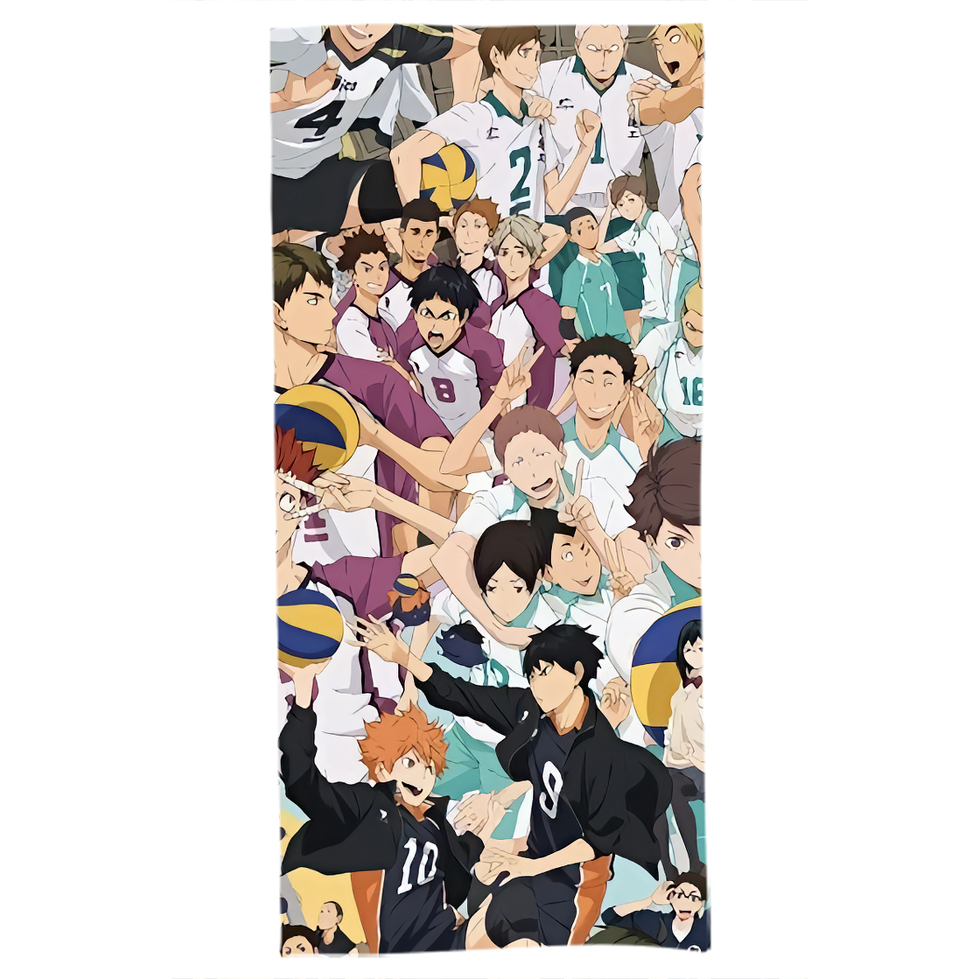 （画像用） ハイキュー!! Haikyu!! 大判バスタオル 70×140cm 吸水速乾 柔らかい肌触り