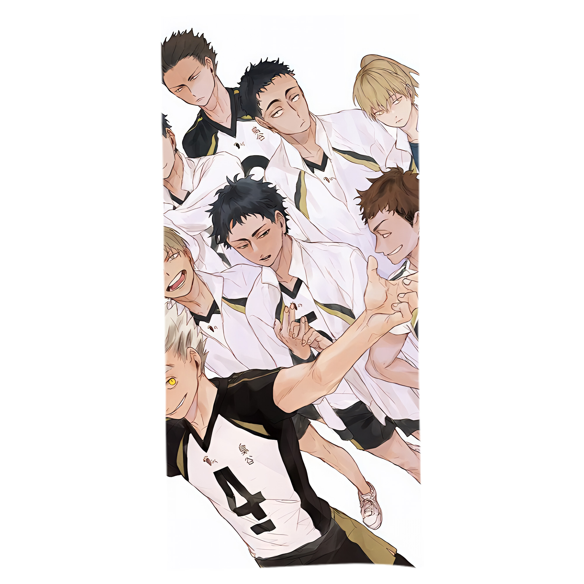 （画像用） ハイキュー!! Haikyu!! 大判バスタオル 70×140cm 吸水速乾 柔らかい肌触り