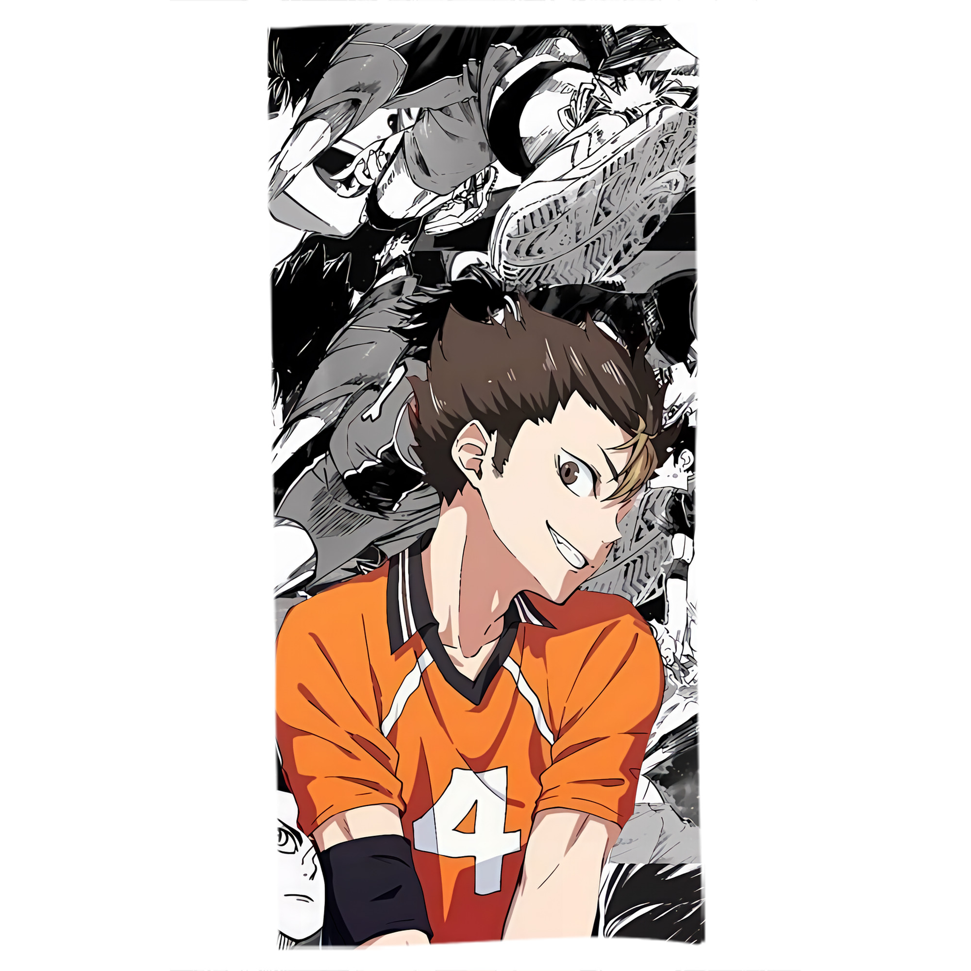 （画像用） ハイキュー!! Haikyu!! 大判バスタオル 70×140cm 吸水速乾 柔らかい肌触り