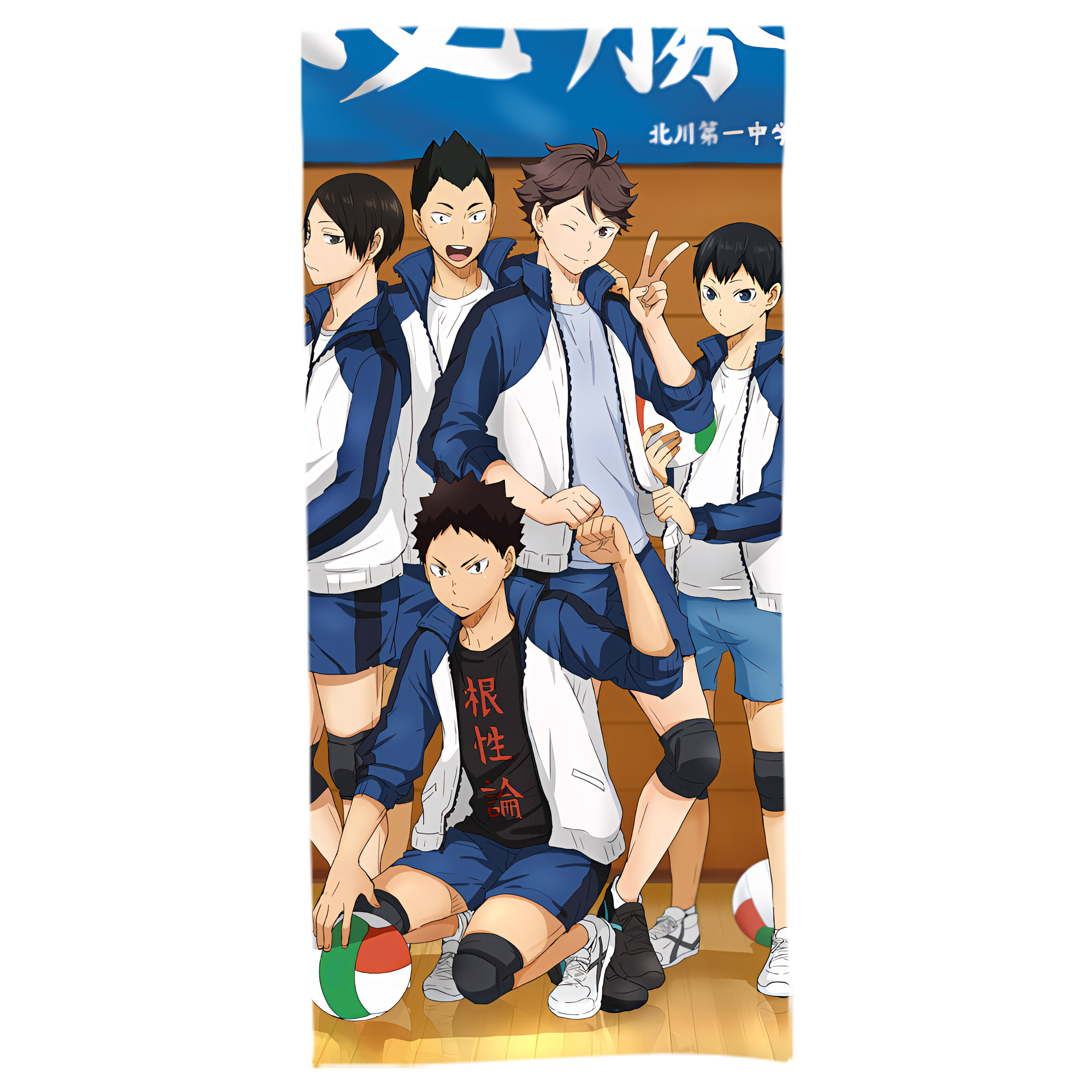 （画像用） ハイキュー!! Haikyu!! 大判バスタオル 70×140cm 吸水速乾 柔らかい肌触り