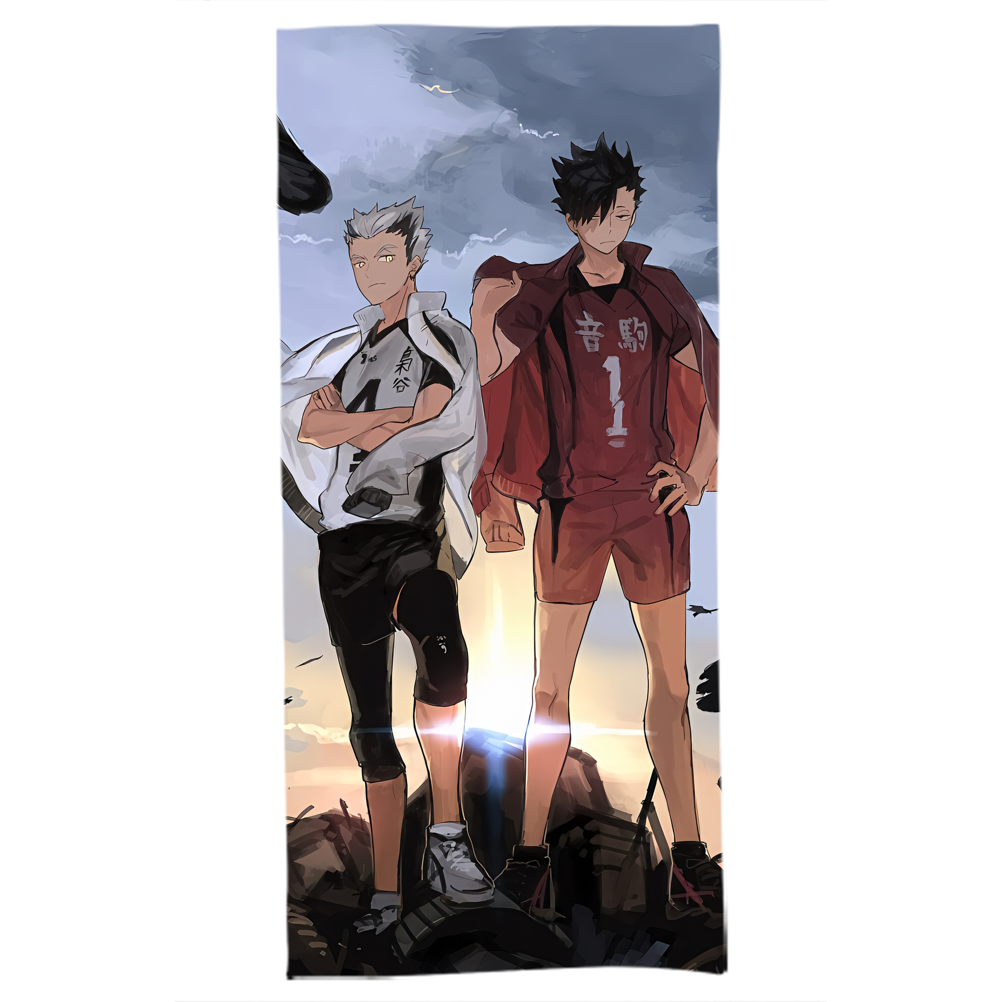 （画像用） ハイキュー!! Haikyu!! 大判バスタオル 70×140cm 吸水速乾 柔らかい肌触り