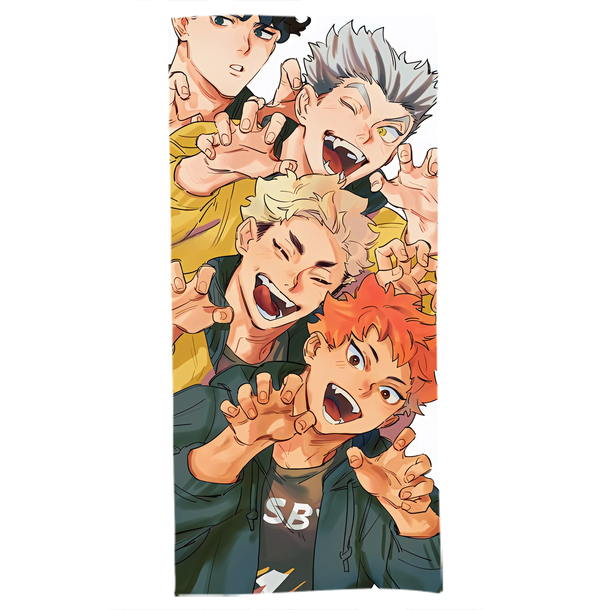 （画像用） ハイキュー!! Haikyu!! 大判バスタオル 70×140cm 吸水速乾 柔らかい肌触り