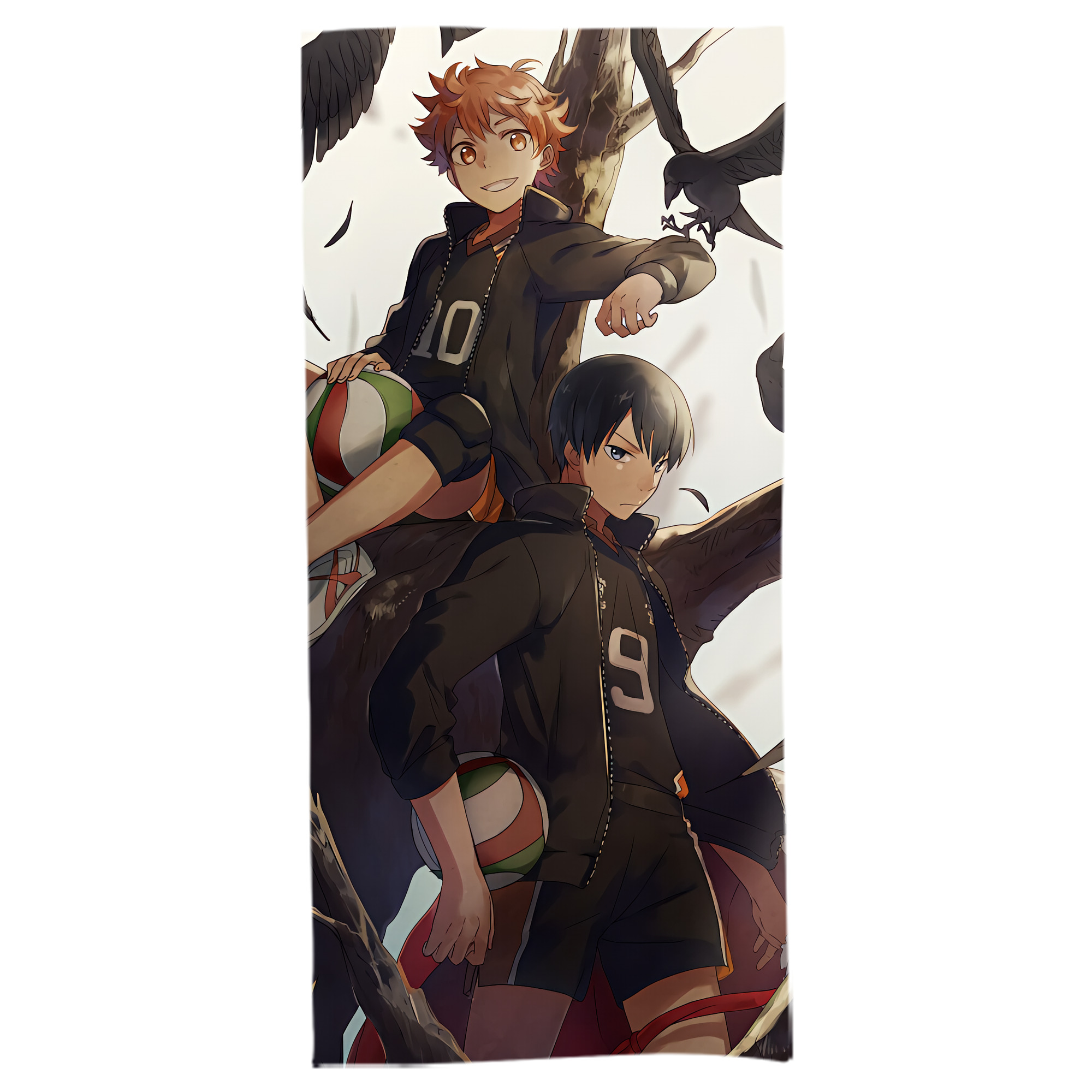 （画像用） ハイキュー!! Haikyu!! 大判バスタオル 70×140cm 吸水速乾 柔らかい肌触り
