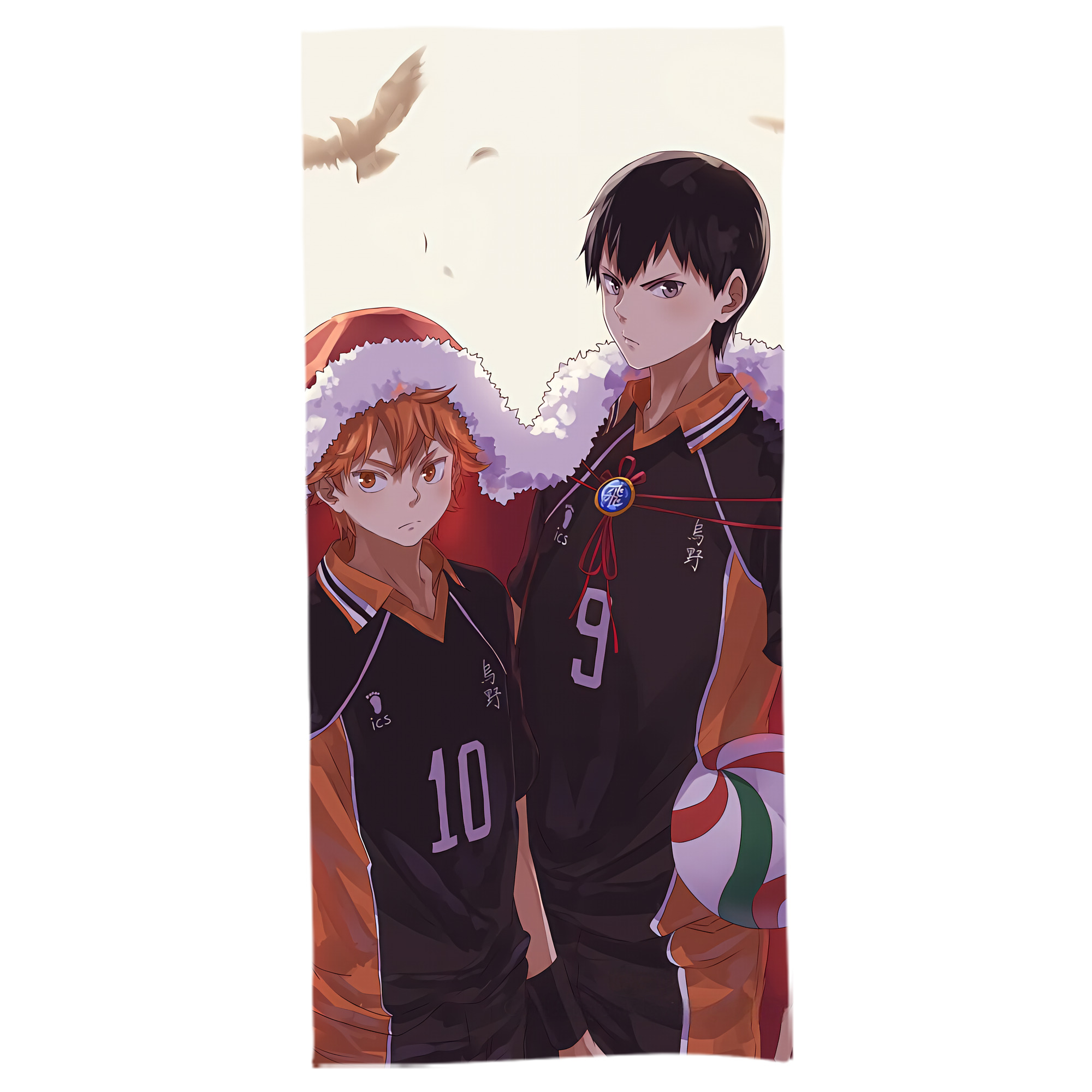 （画像用） ハイキュー!! Haikyu!! 大判バスタオル 70×140cm 吸水速乾 柔らかい肌触り